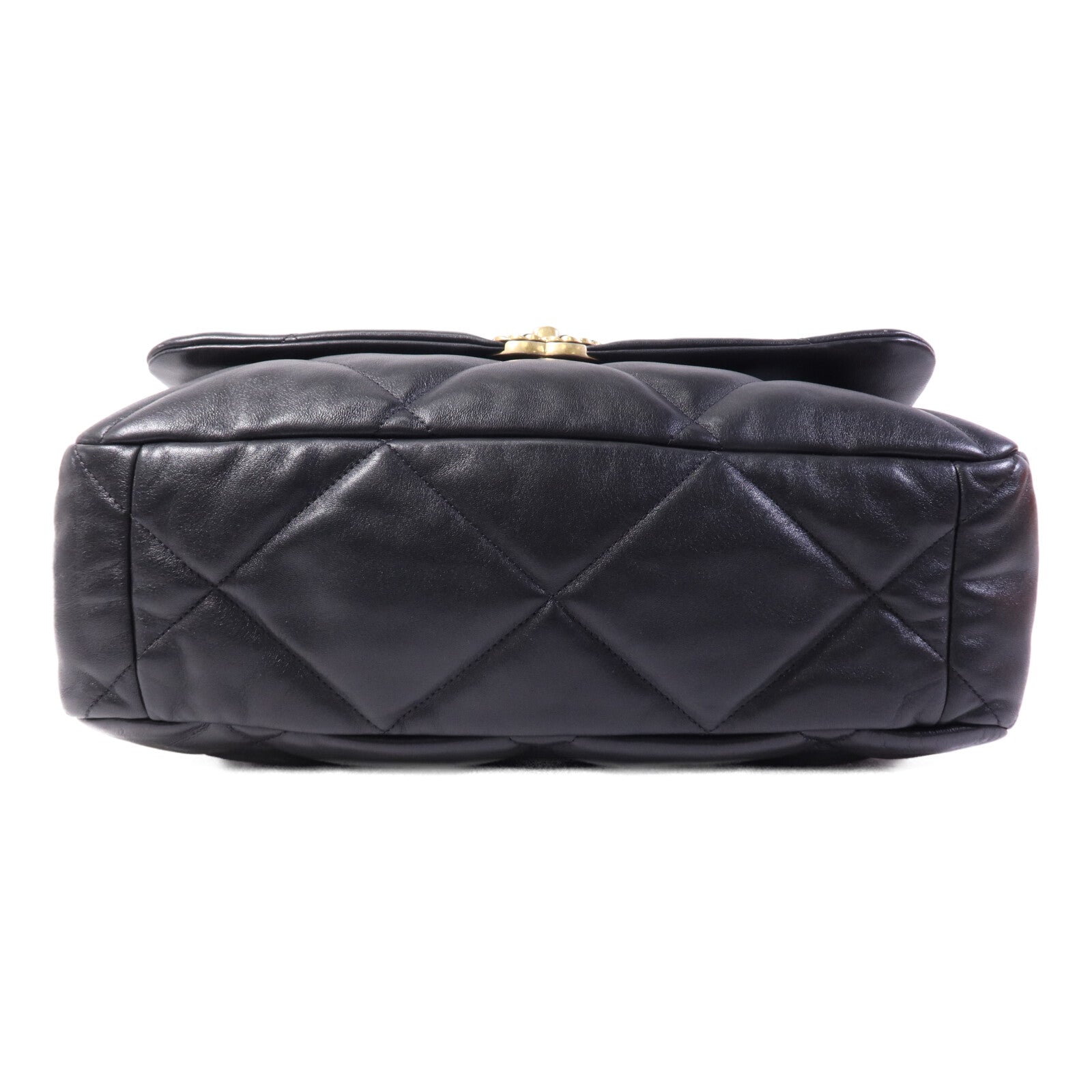 CHANEL 羊皮皮革Chanel 19 Maxi鏈帶肩背袋