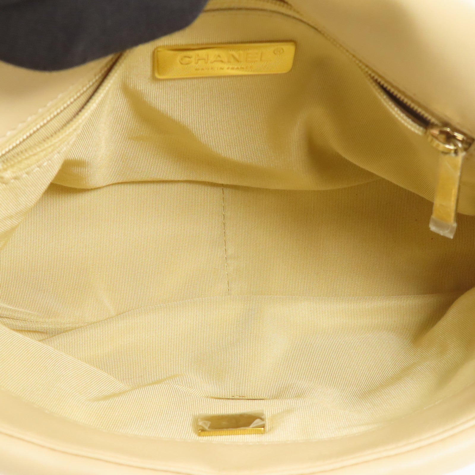 CHANEL 羊皮皮革C19手挽肩背兩用袋