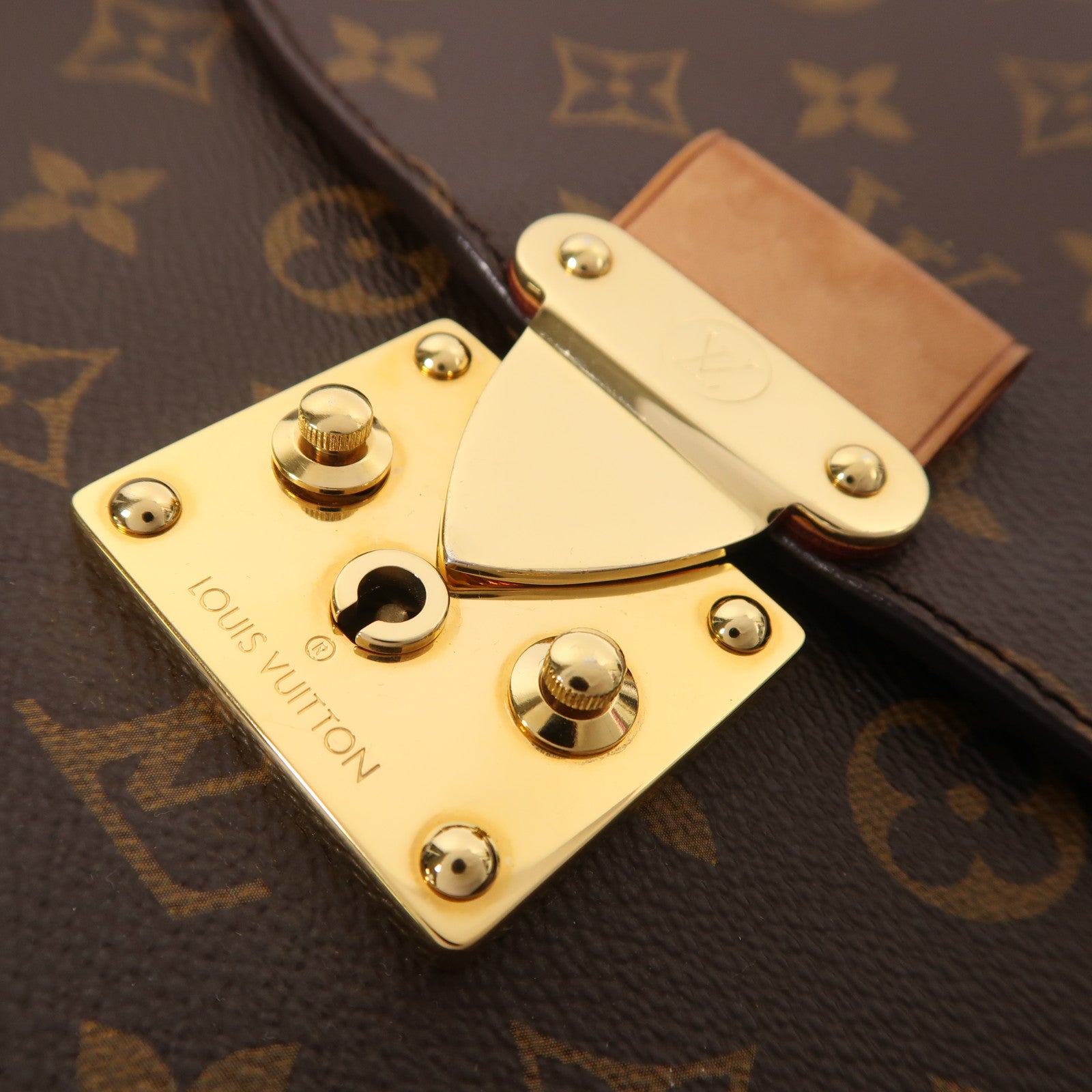 LOUIS VUITTON Monogram Eden MM金扣手挽肩背兩用袋