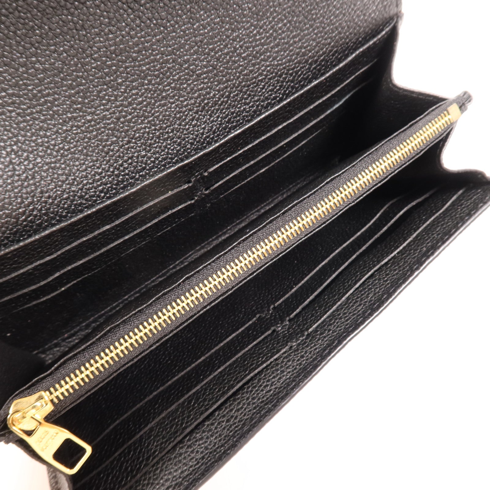 LOUIS VUITTON Monogram Empreinte Sarah Wallet金扣長錢包