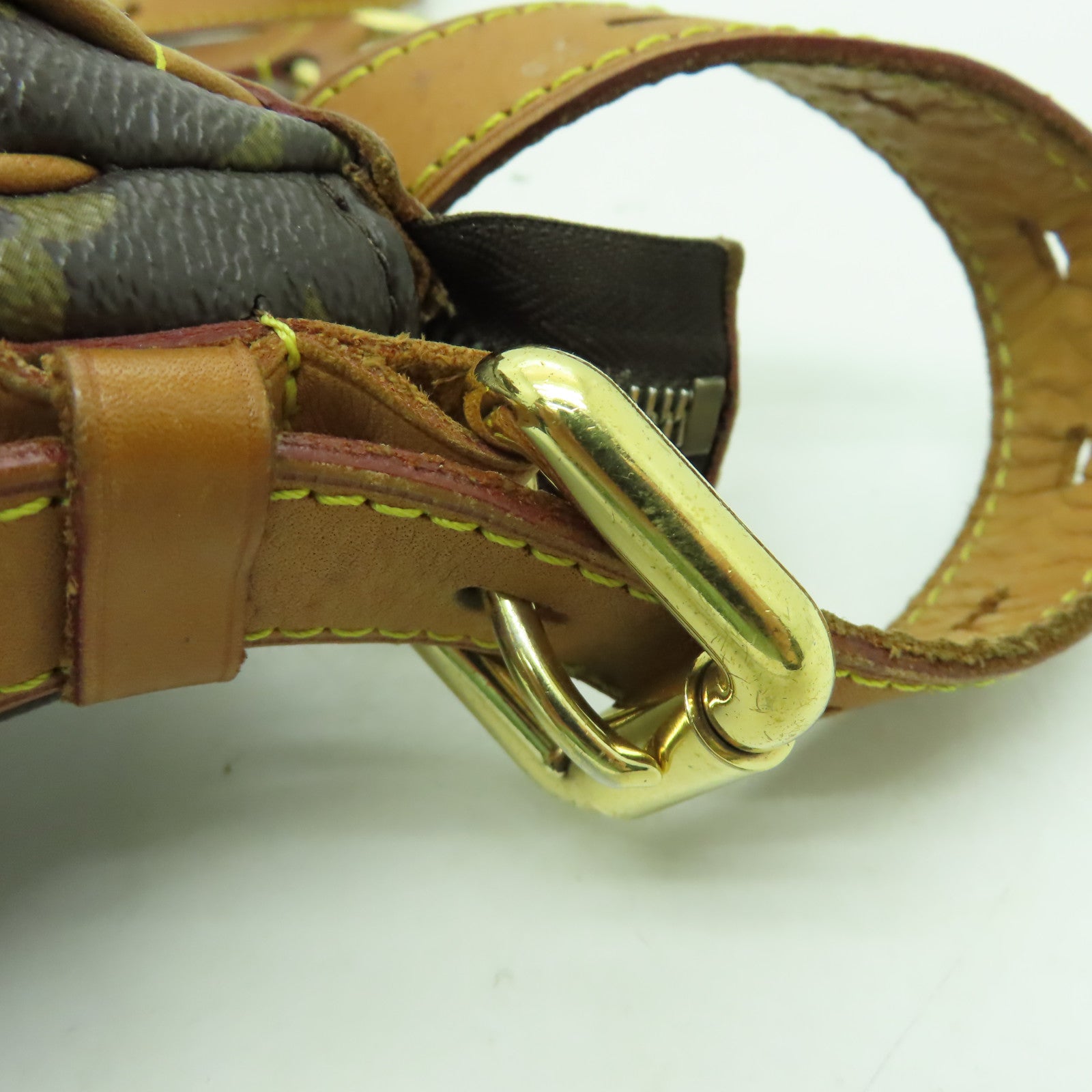 LOUIS VUITTON 【清倉大減價】Monogram Tulum GM金扣肩背袋棕色