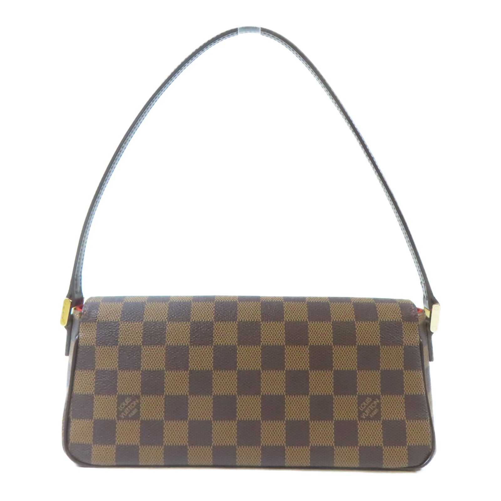 LOUIS VUITTON Damier Recoleta金扣肩背袋啡色