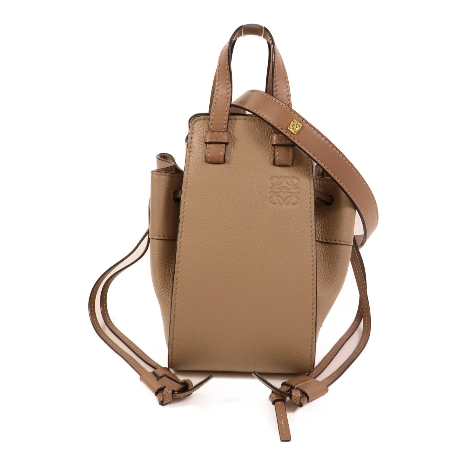 LOEWE 牛皮皮革Hammock Mini手挽肩背兩用袋