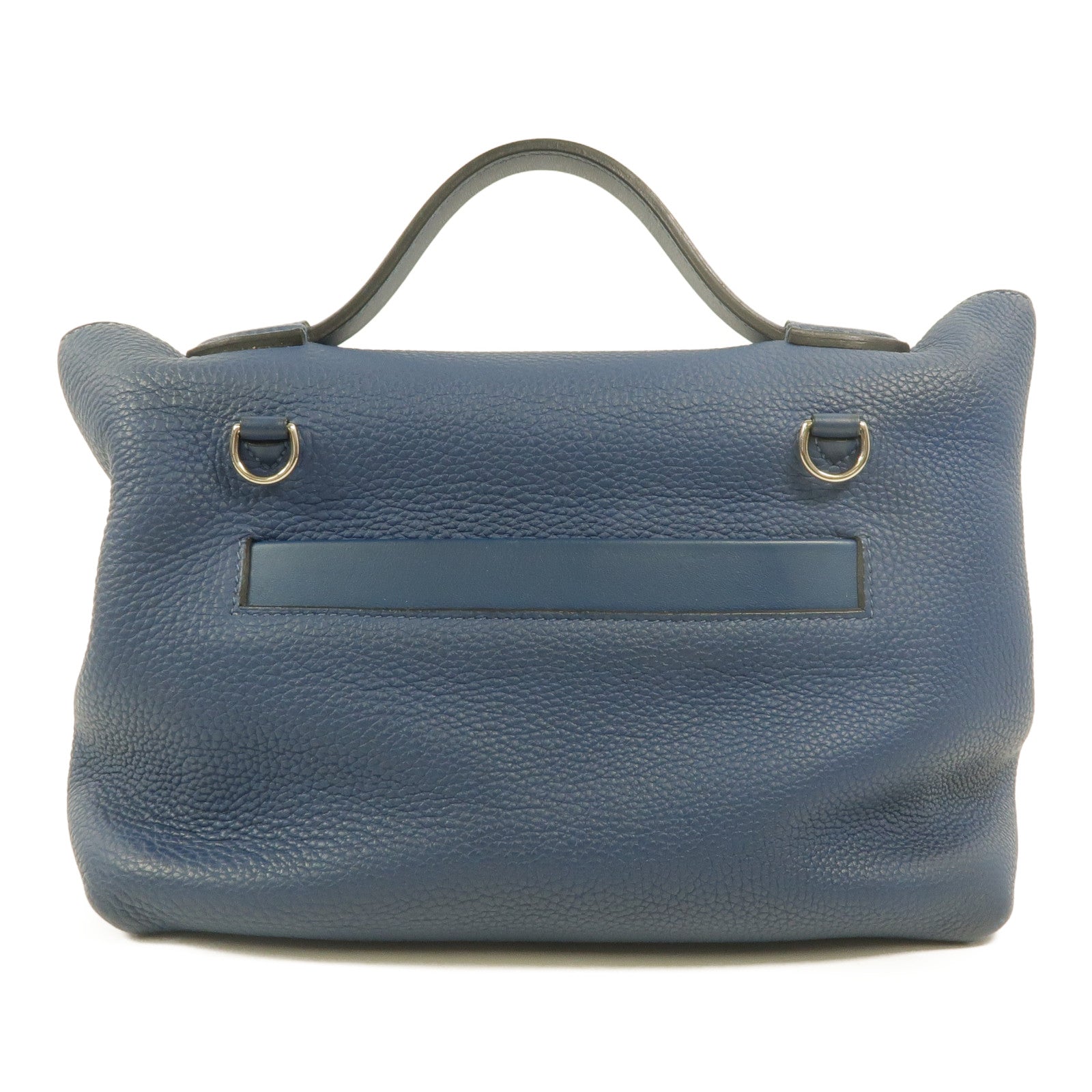 HERMES Togo皮革24/24 29cm手挽肩背兩用袋Bleu Brighton