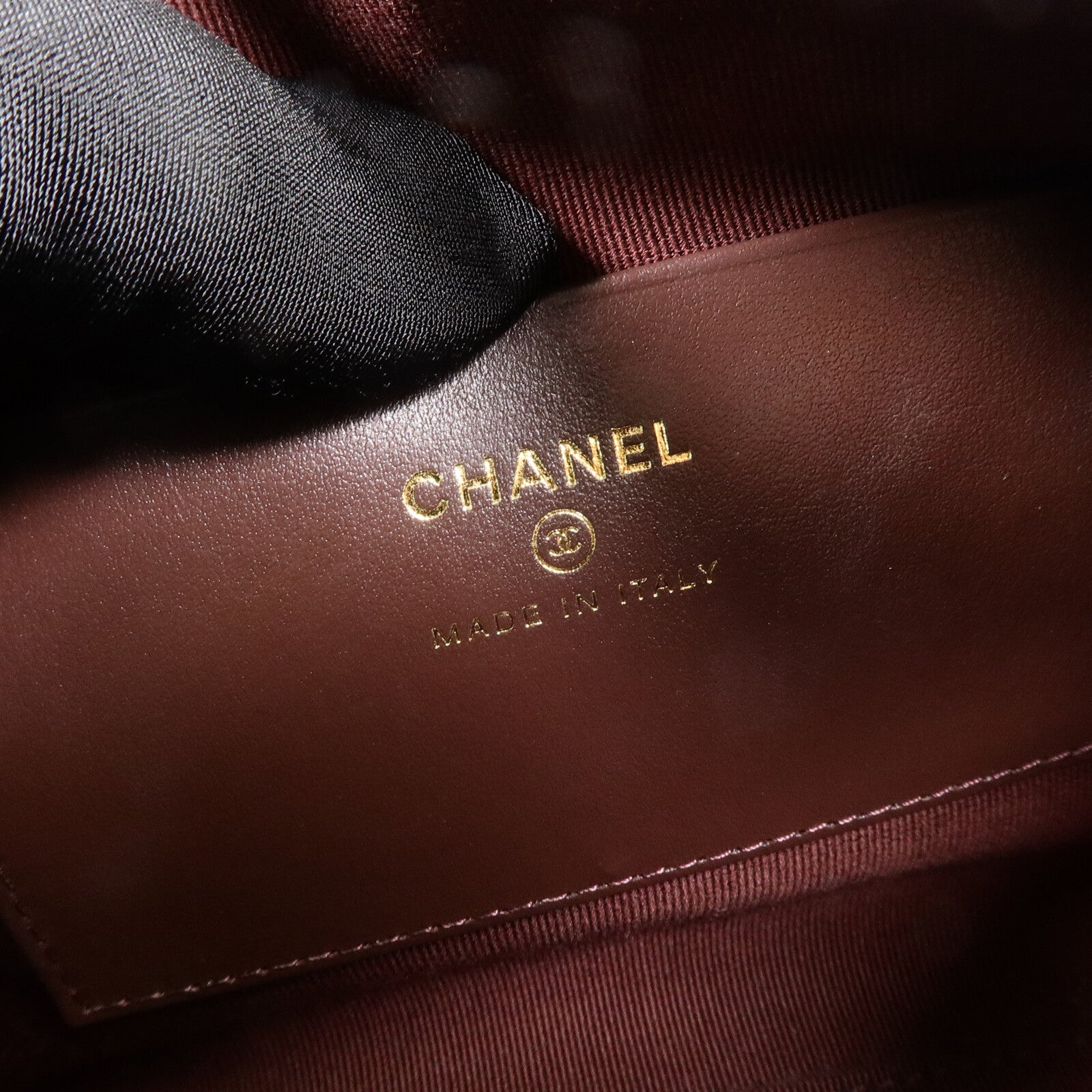 CHANEL 牛皮皮革Boston Bag手挽肩背兩用袋