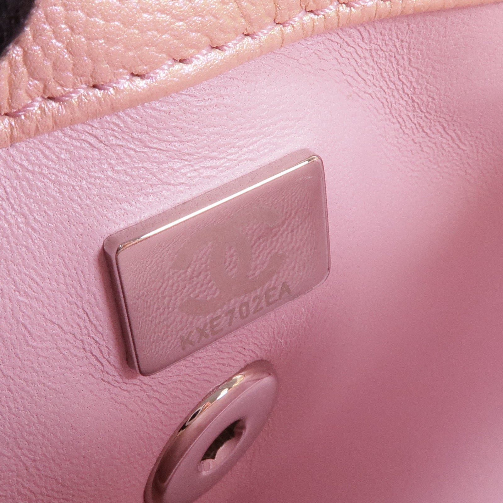 CHANEL 牛皮皮革Coco Handle Mini銀扣手挽肩背兩用袋