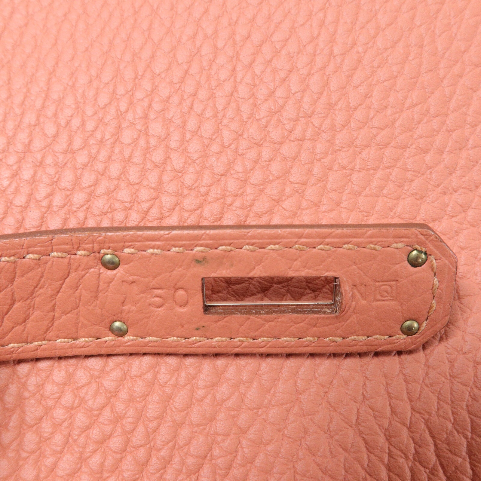 HERMES Clemence皮革Kelly 32手挽肩背兩用袋Rose Tes