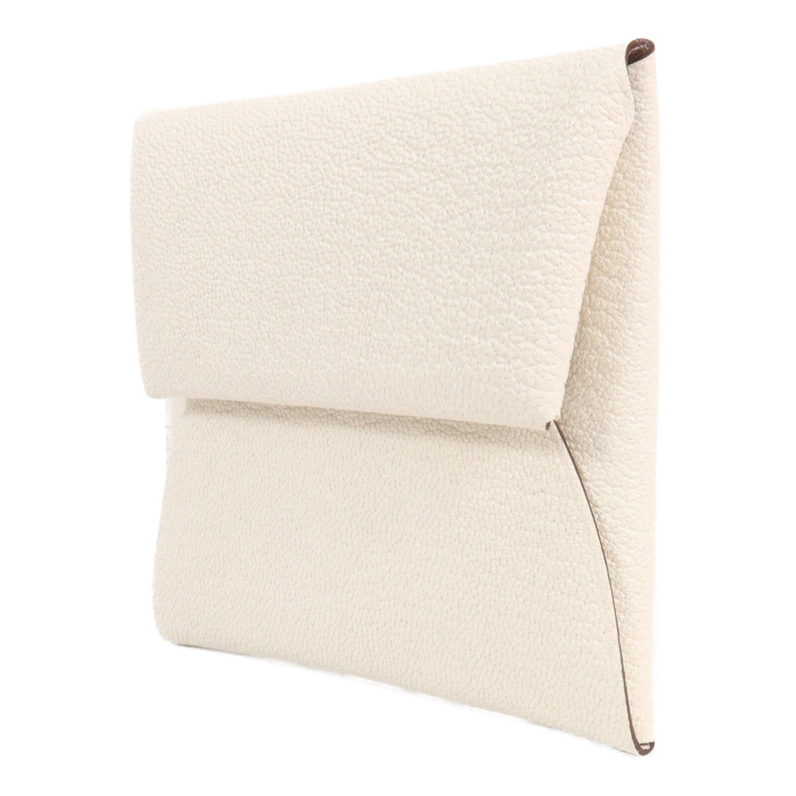 HERMES Chevre皮革Bastia Change Purse零錢包Nata