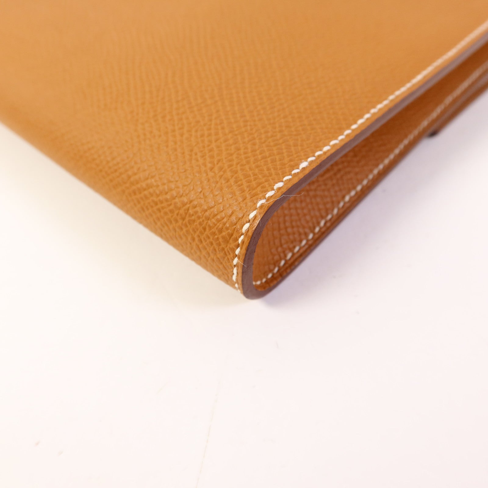 HERMES Epsom皮革Clic 16金扣肩背袋Gold