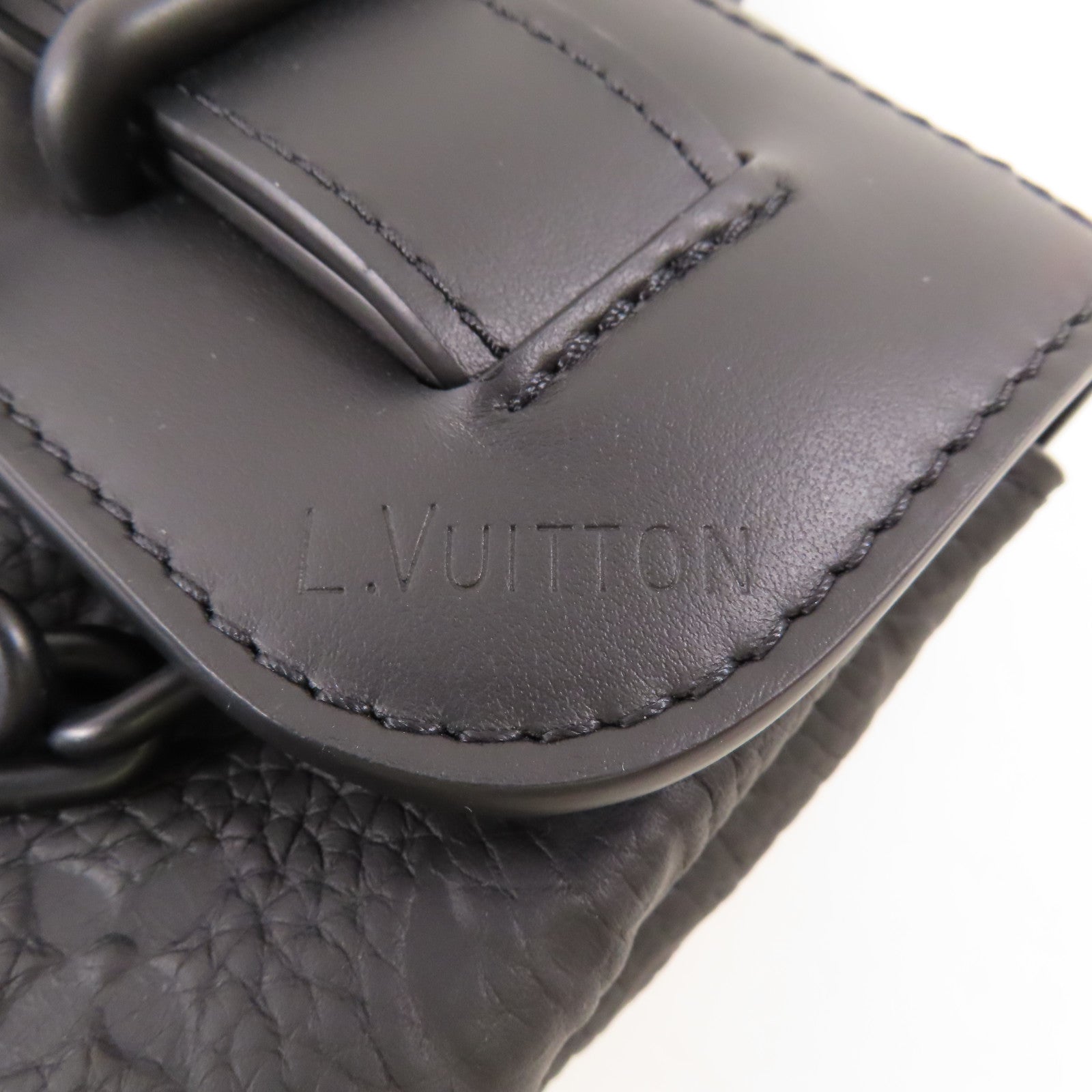 LOUIS VUITTON Taurillon Monogram Steamer PM手挽肩背兩用袋