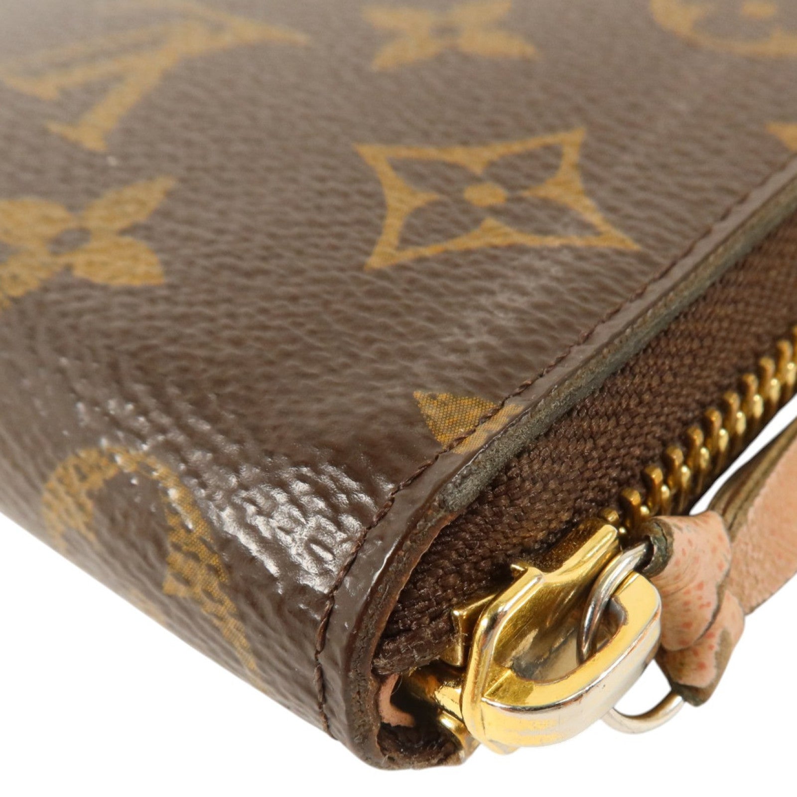 LOUIS VUITTON Monogram Clemence Wallet金扣長錢包