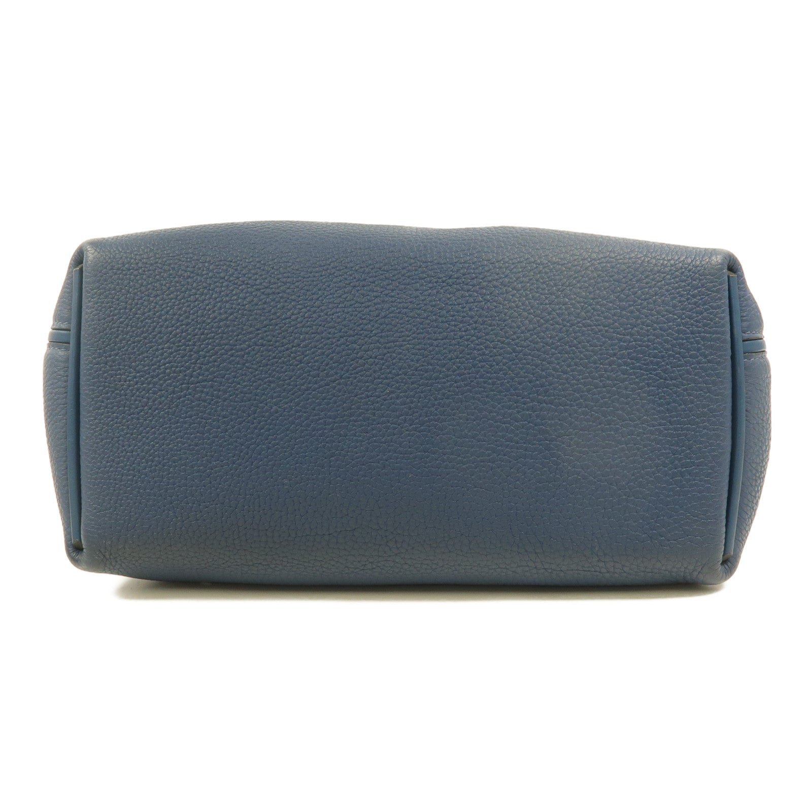 HERMES Togo皮革24/24 29cm手挽肩背兩用袋Bleu Brighton