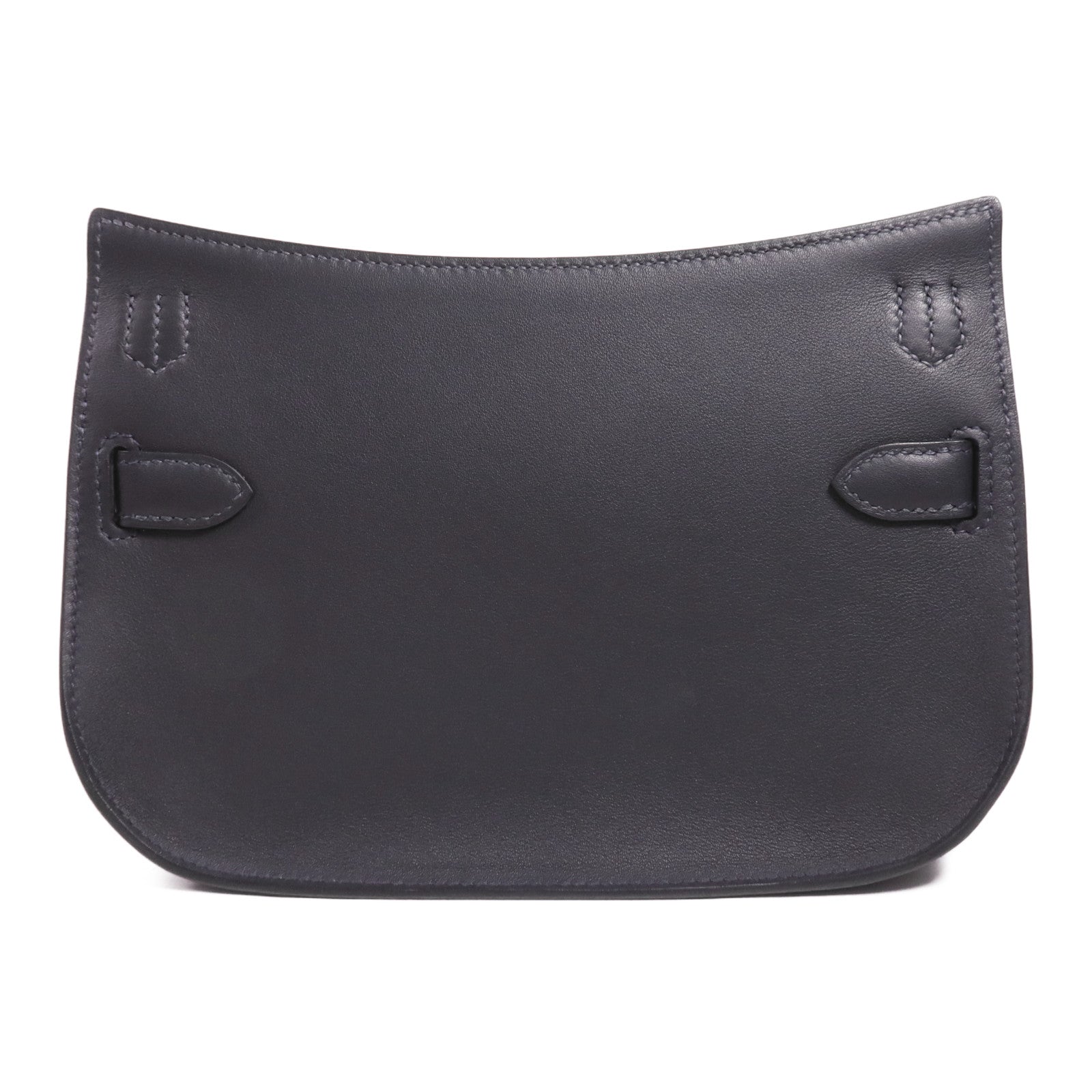 HERMES Swift皮革Mini Jypsiere銀扣肩背袋Caban