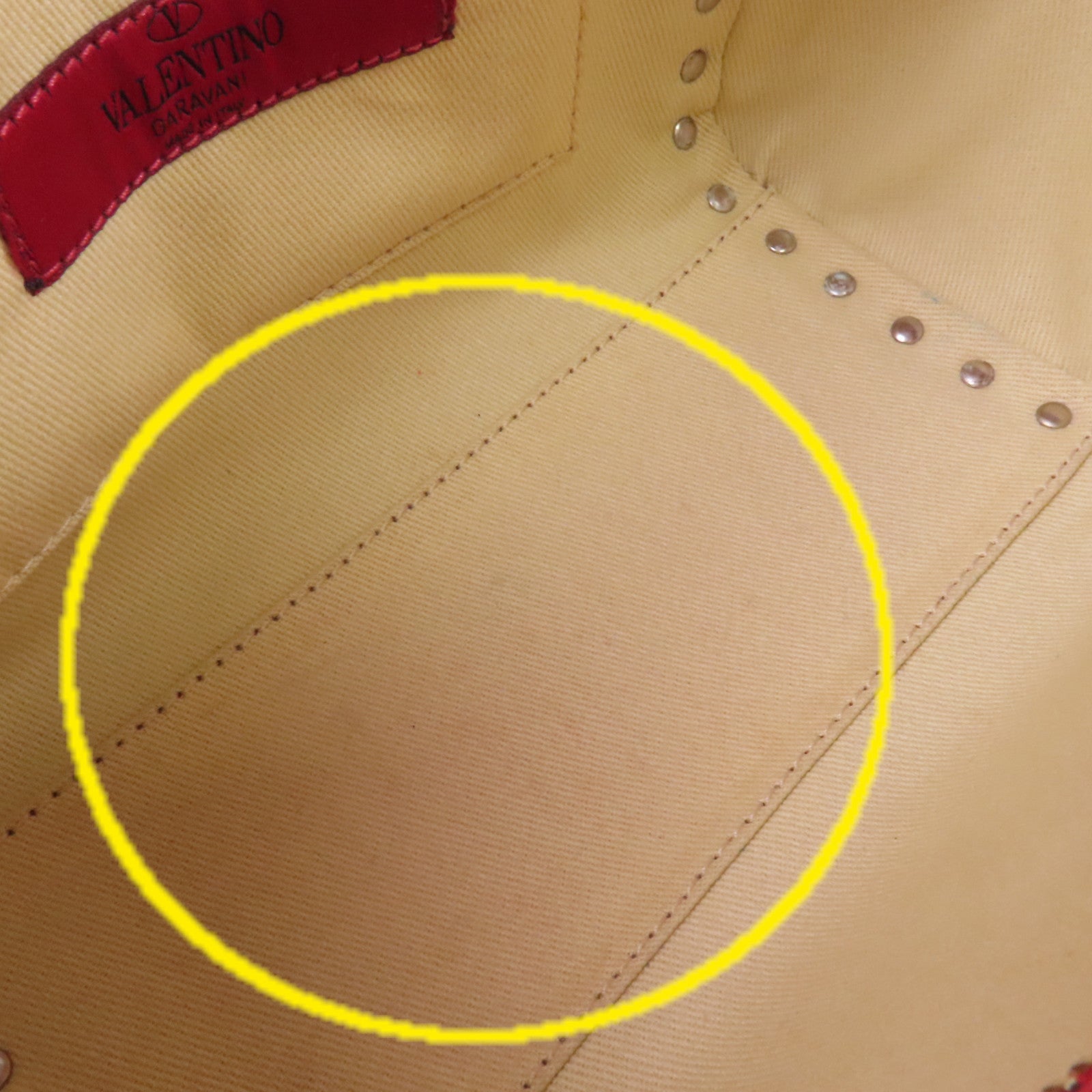 Valentino 牛皮皮革Rockstud金扣手挽肩背兩用袋