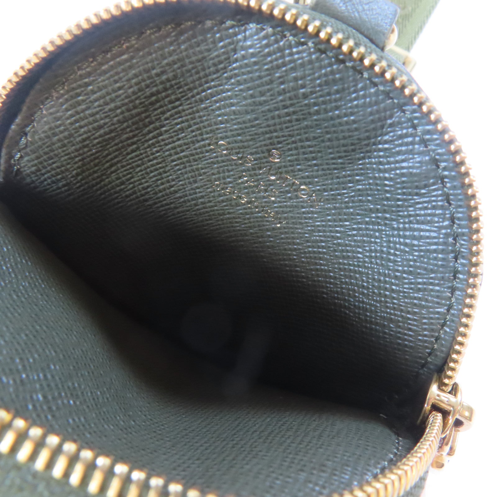 LOUIS VUITTON 牛皮皮革New Wave Multi Pochette金扣手挽肩背兩用袋綠色