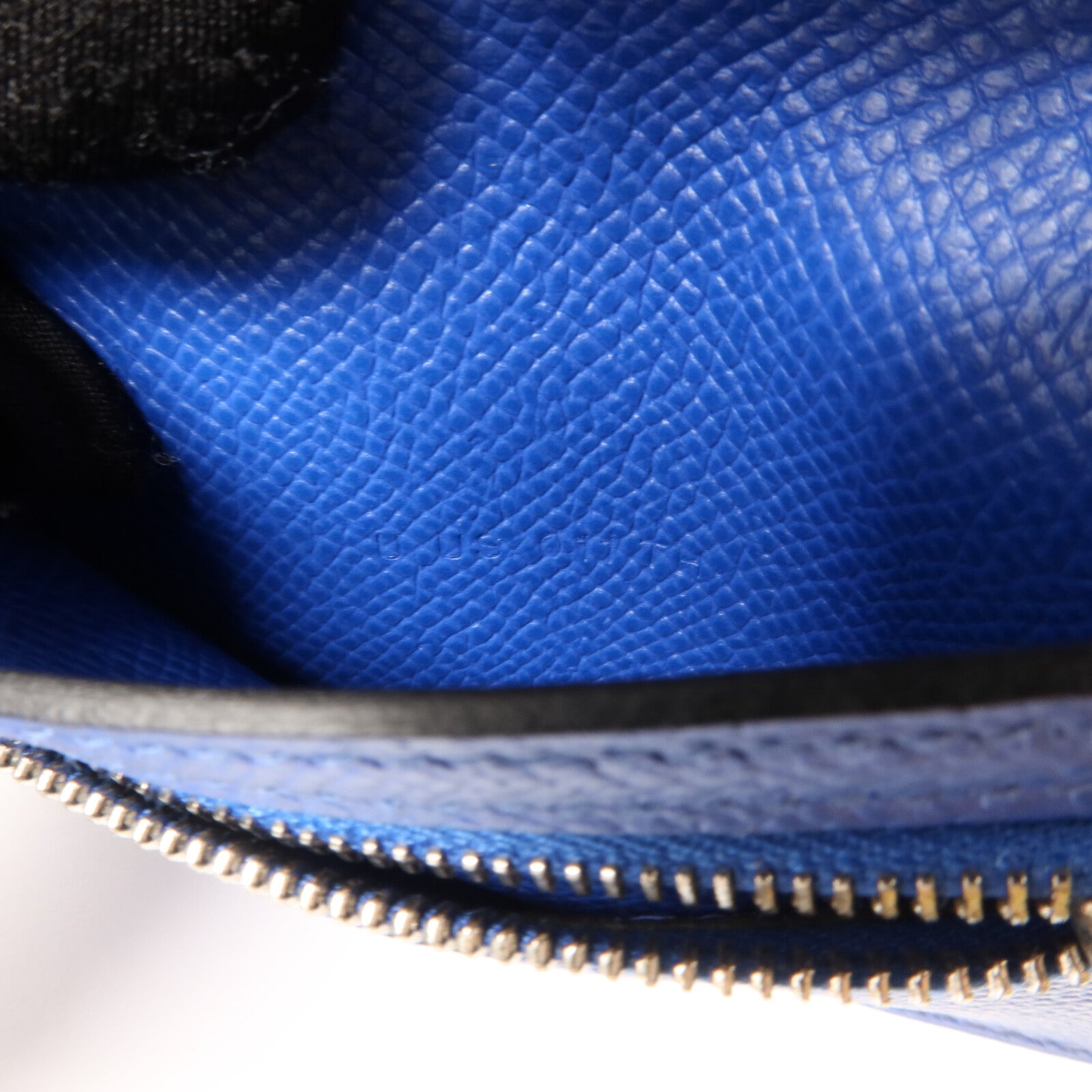 HERMES Epsom皮革Bearn Combine Wallet錢包Bleu Saphir