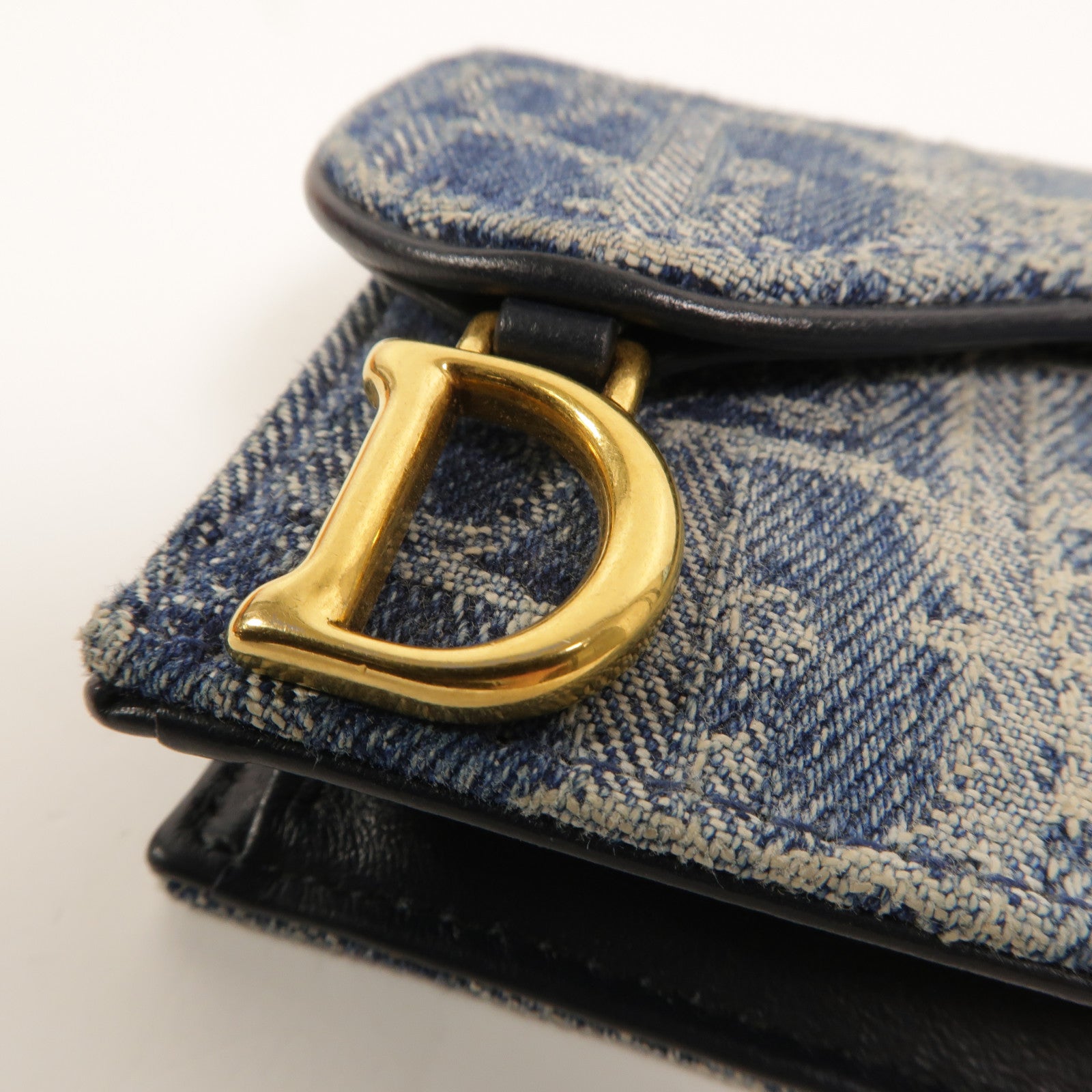 Dior Oblique帆布Saddle Bloom Card Holder卡片套