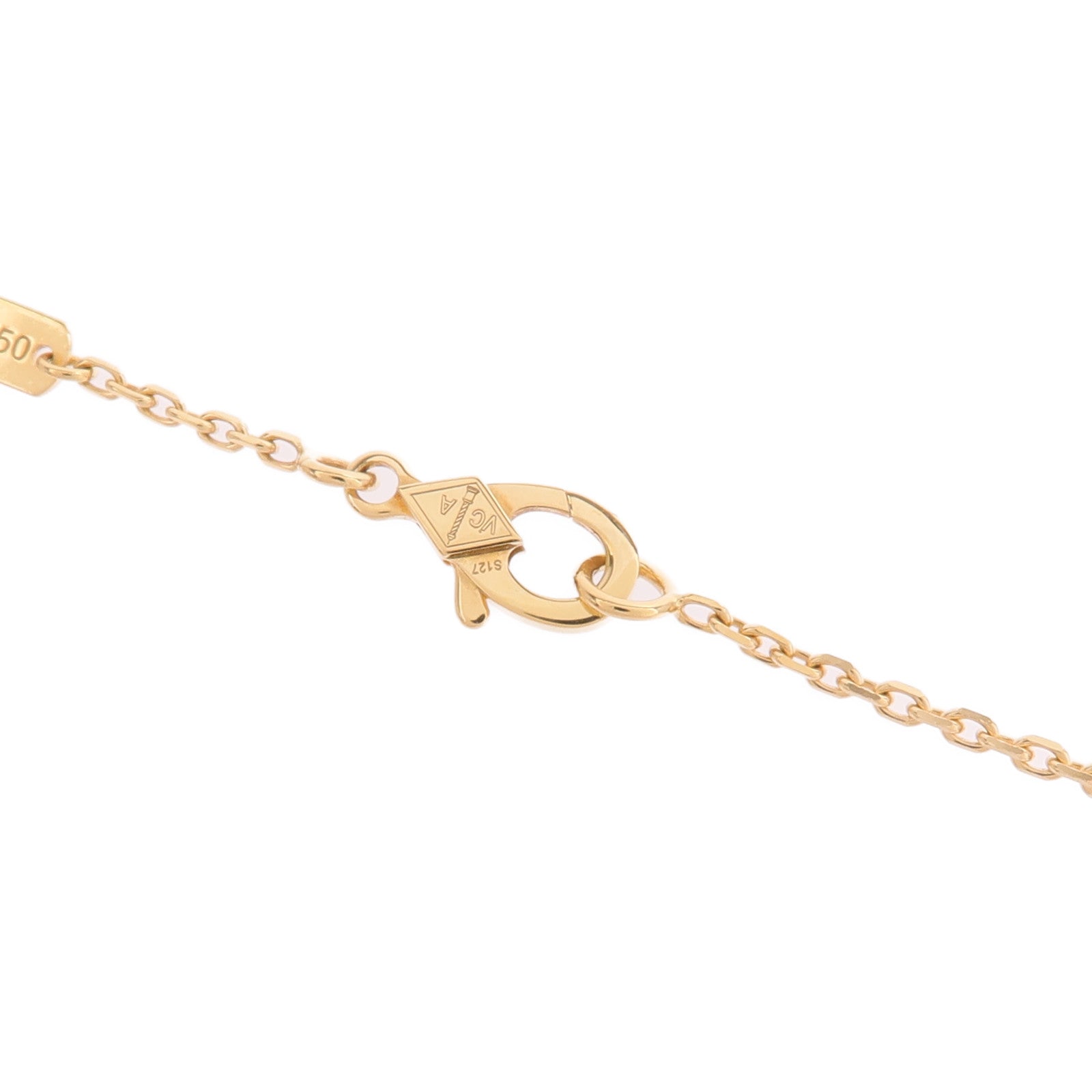 Van Cleef & Arpels 18K黃金Vintage Alhambra Pendant項鍊