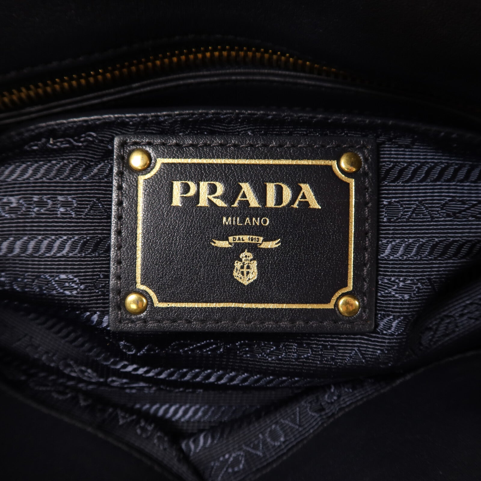 PRADA 尼龍2 Way Shoulder Bag金扣手挽肩背兩用袋