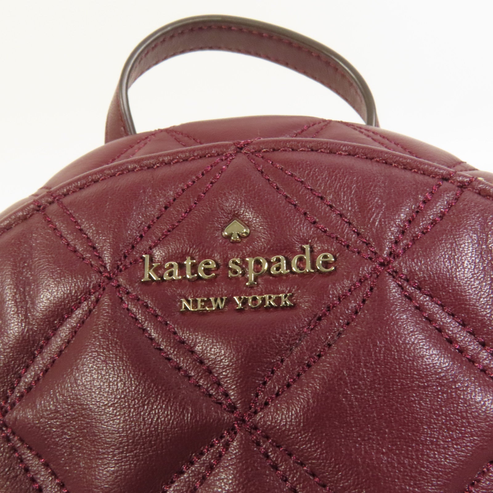 Kate Spade 牛皮皮革Mini Backpack金扣背包