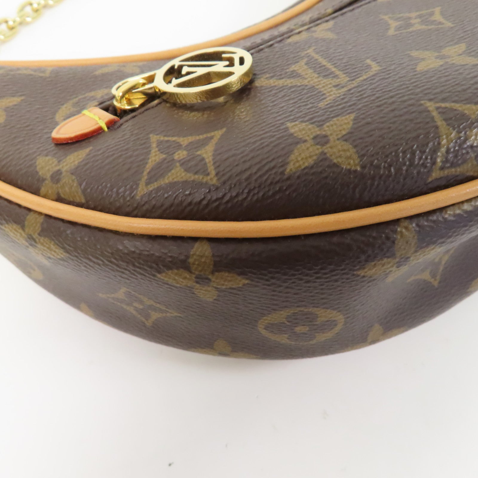 LOUIS VUITTON Monogram Loop金扣肩背袋啡色