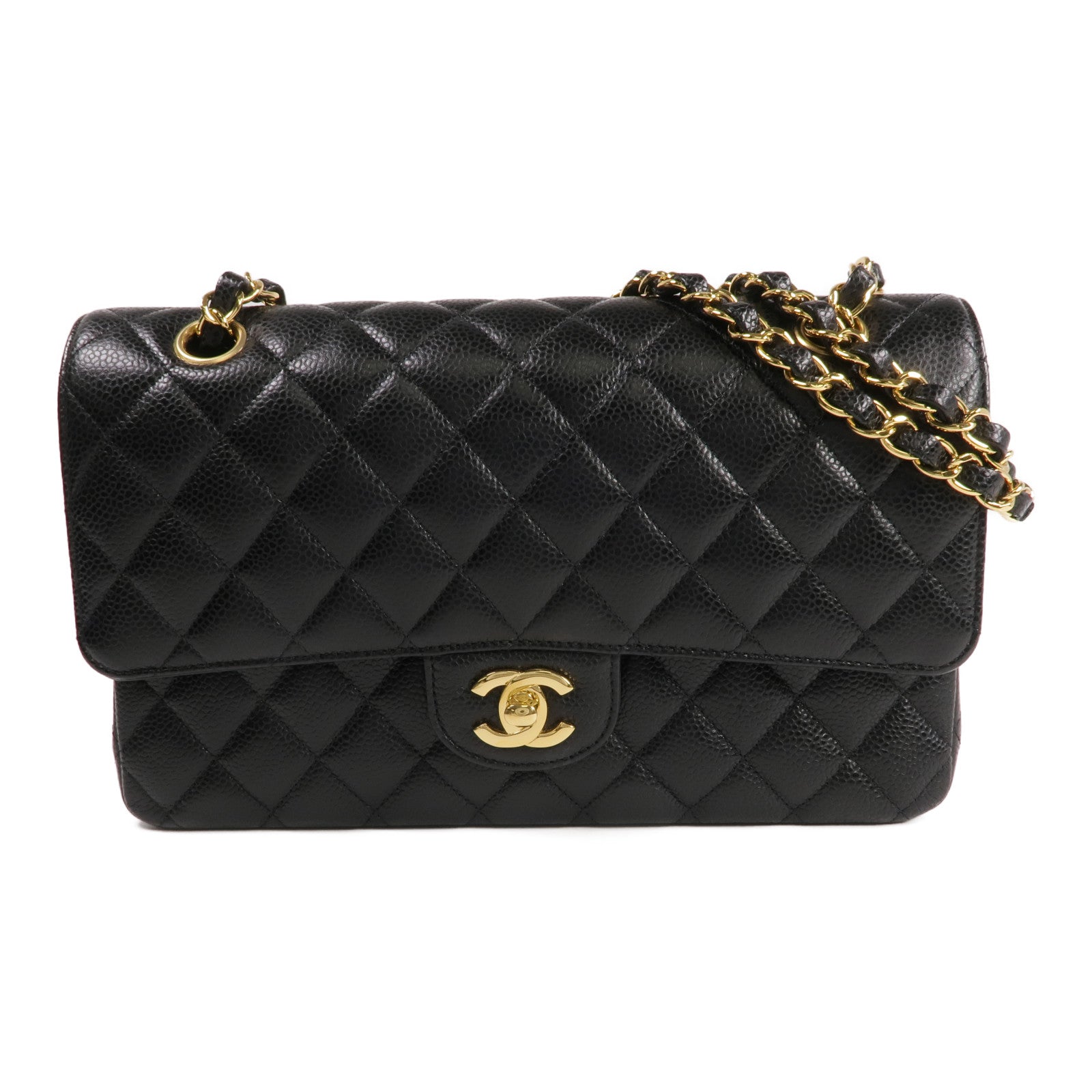 CHANEL Classic 25金扣鏈帶肩背袋