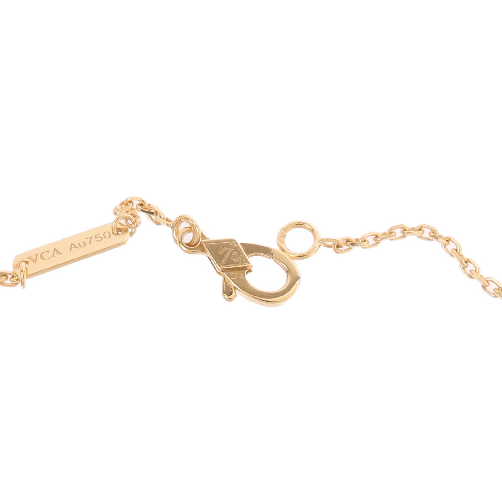 Van Cleef & Arpels 18K黃金Vintage Alhambra Pendant項鍊