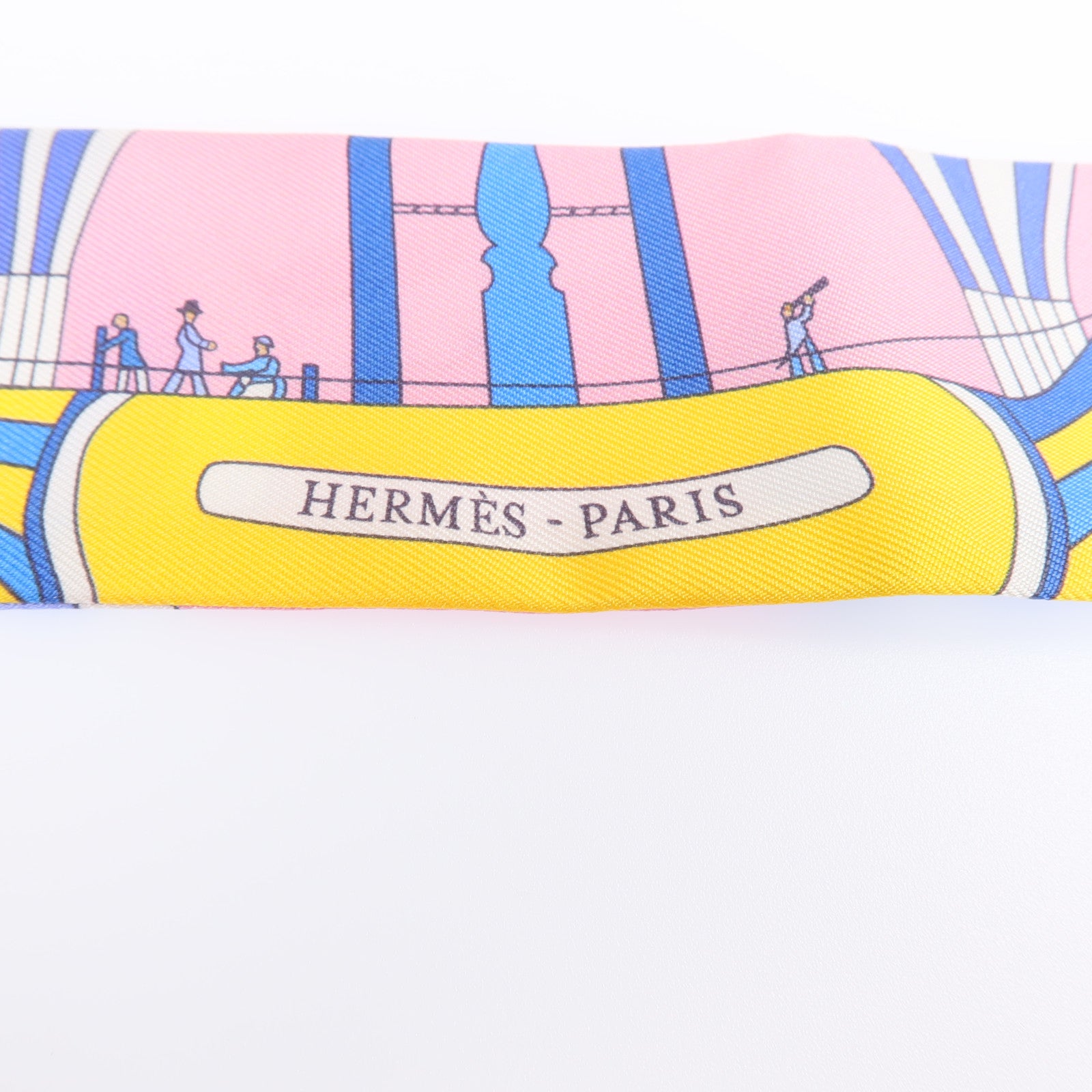 HERMES 絲質Twilly絲巾