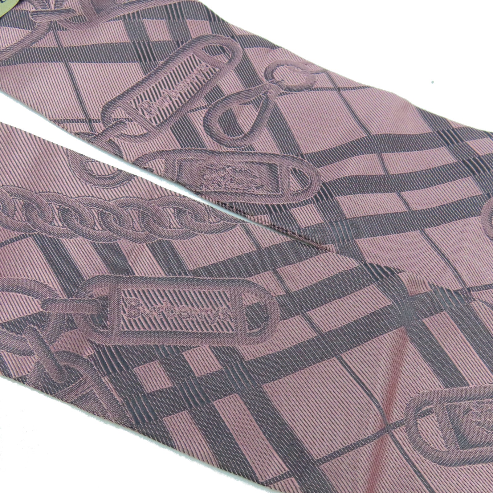 BURBERRY 【激減優惠】絲質Scarf金扣絲巾粉紅色
