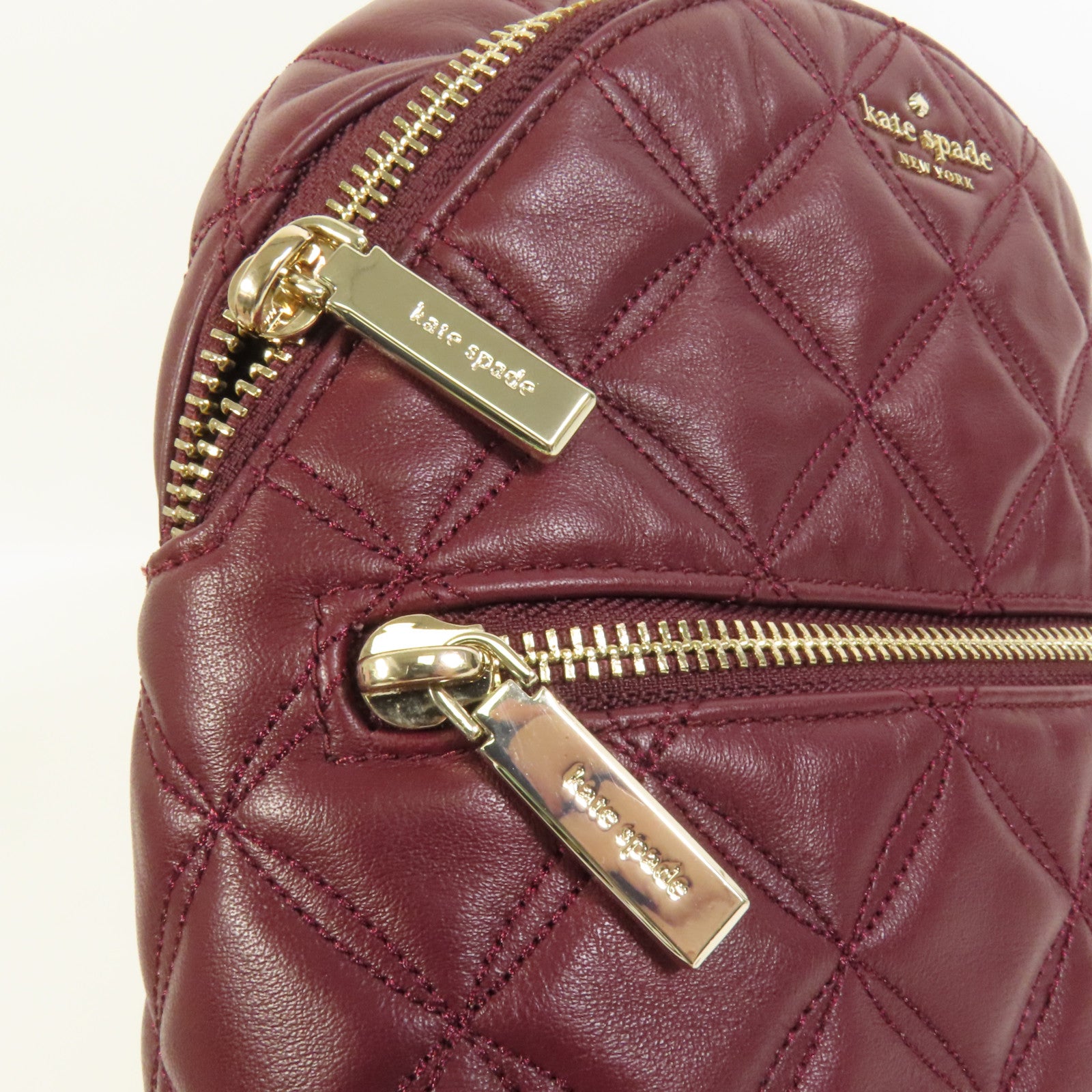 Kate Spade 牛皮皮革Mini Backpack金扣背包