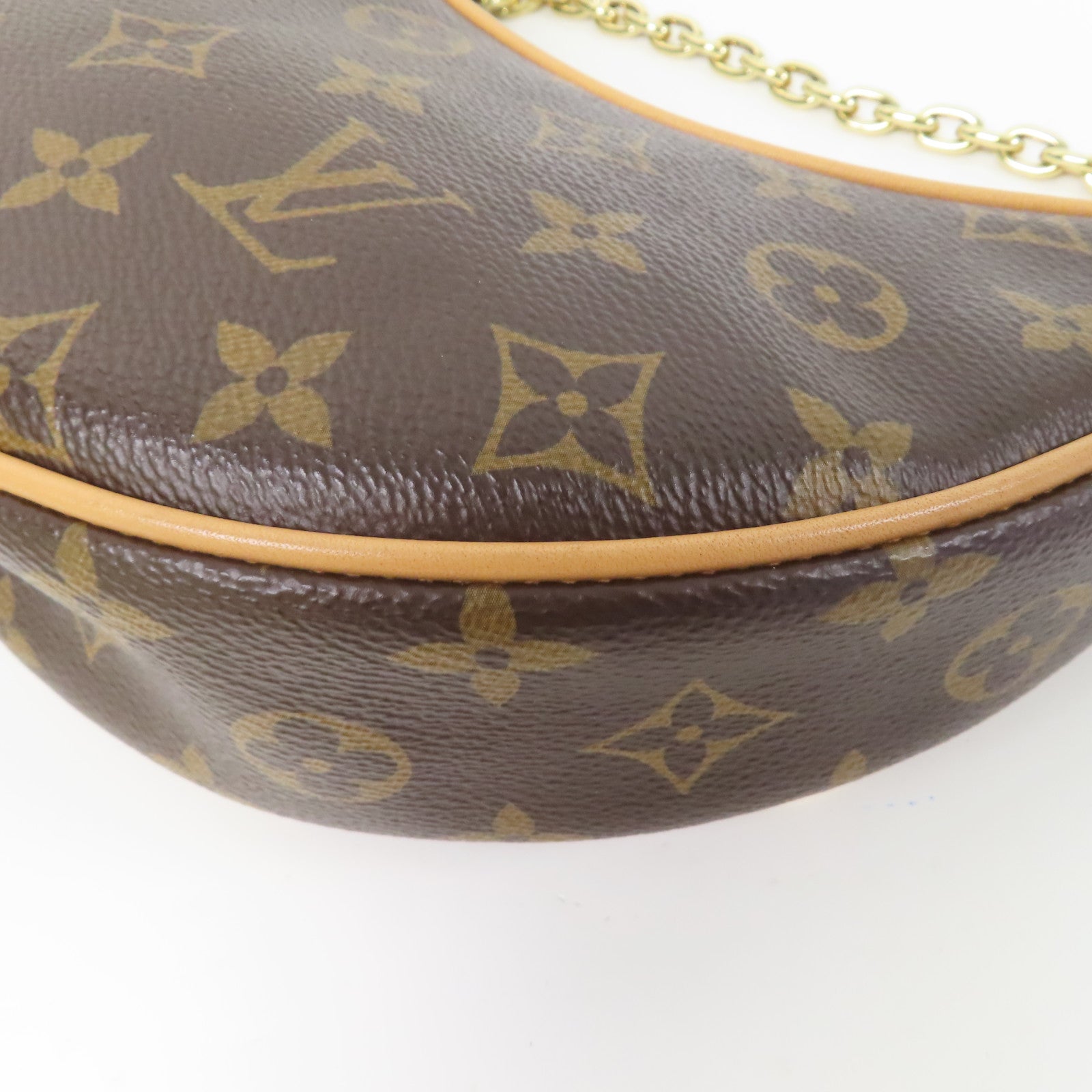 LOUIS VUITTON Monogram Loop金扣肩背袋啡色