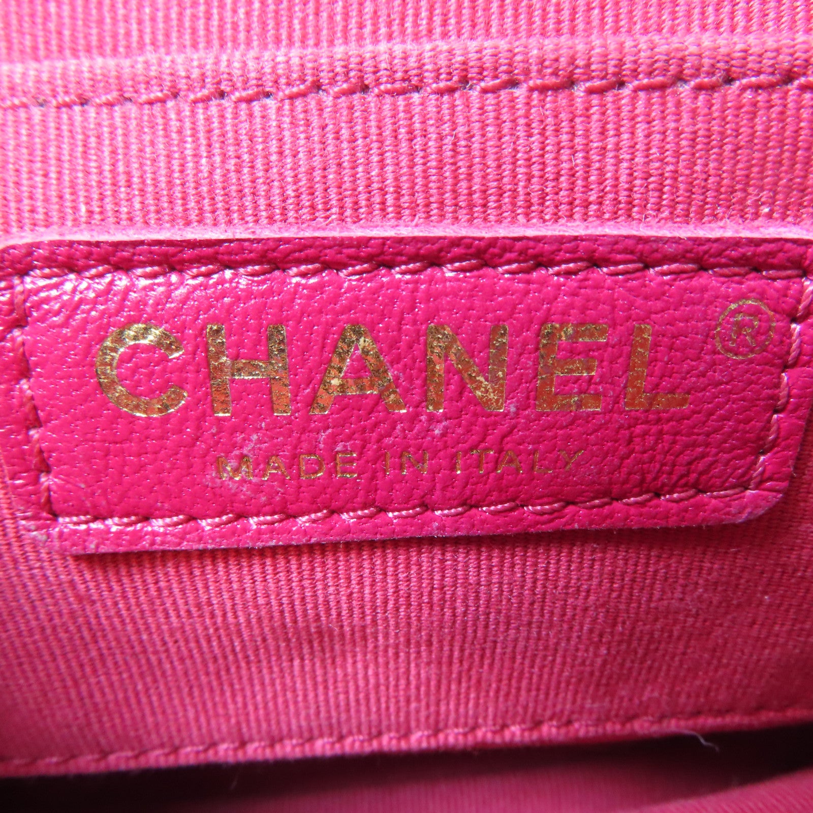 CHANEL 【激減優惠】菱格羊皮皮革Saddle Bag金扣鏈帶手挽肩背兩用袋黑色