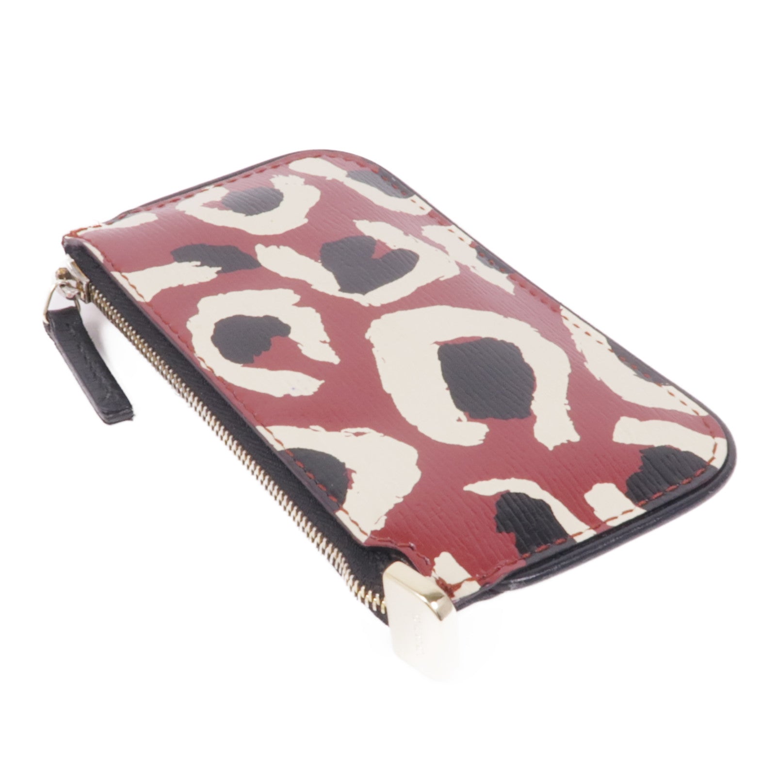 GUCCI 塗層帆布Key/Coin Case金扣鎖匙包/零錢包