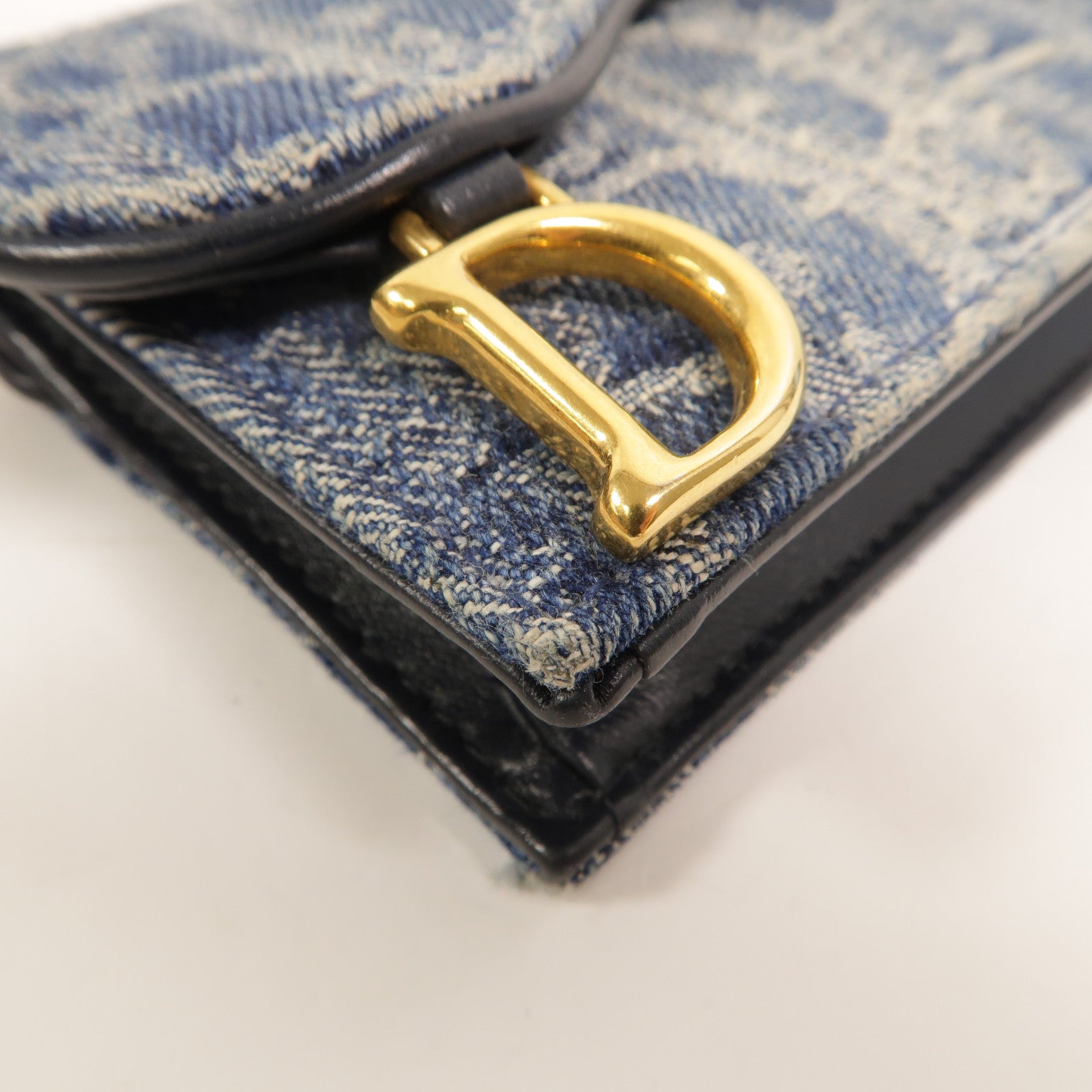 Dior Oblique帆布Saddle Bloom Card Holder卡片套