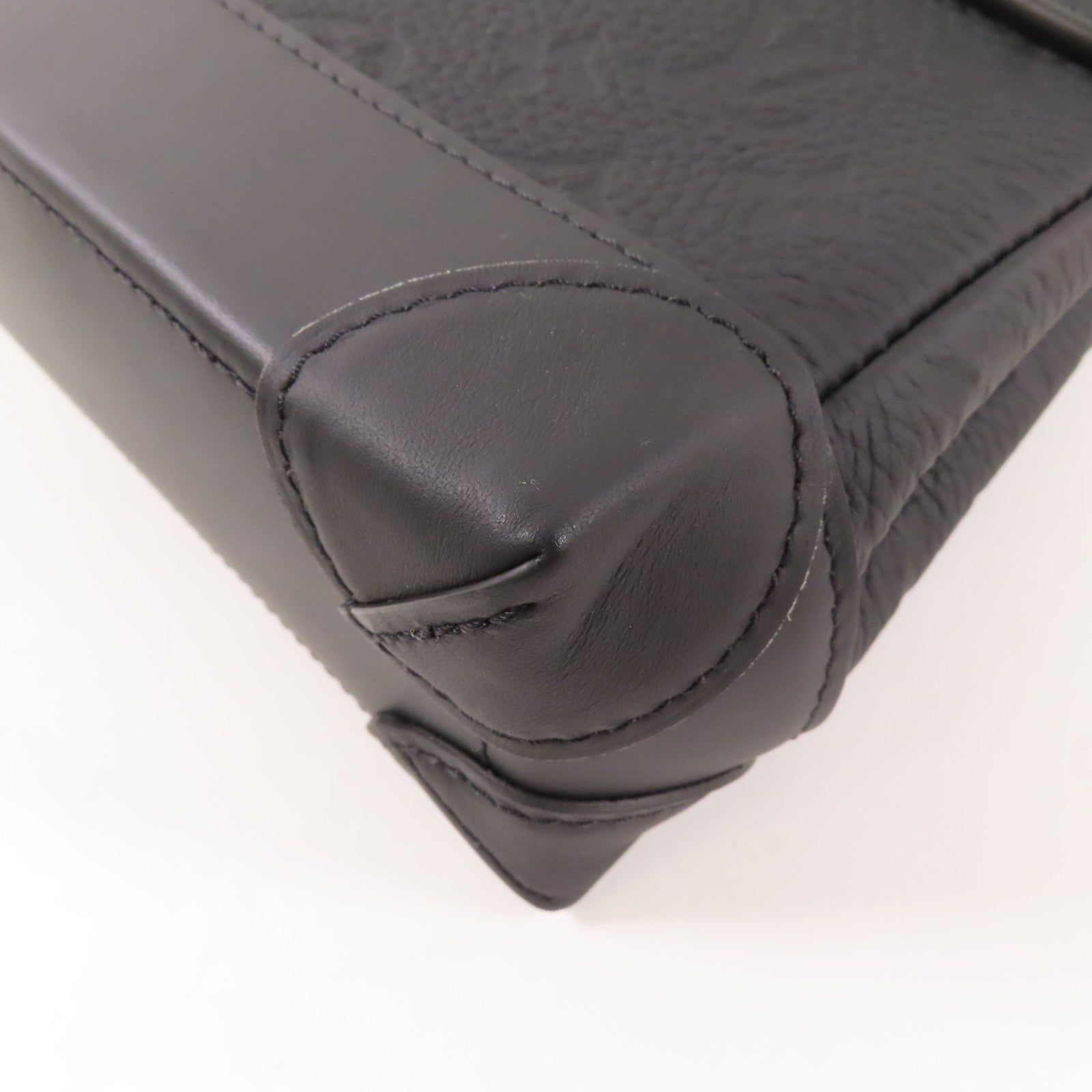 LOUIS VUITTON Taurillon Monogram Steamer PM手挽肩背兩用袋