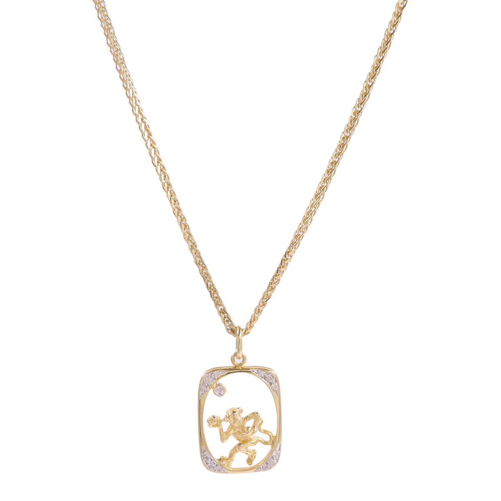 JEWELRY 18K黃金/白金Diamond Necklace鑽石項鍊