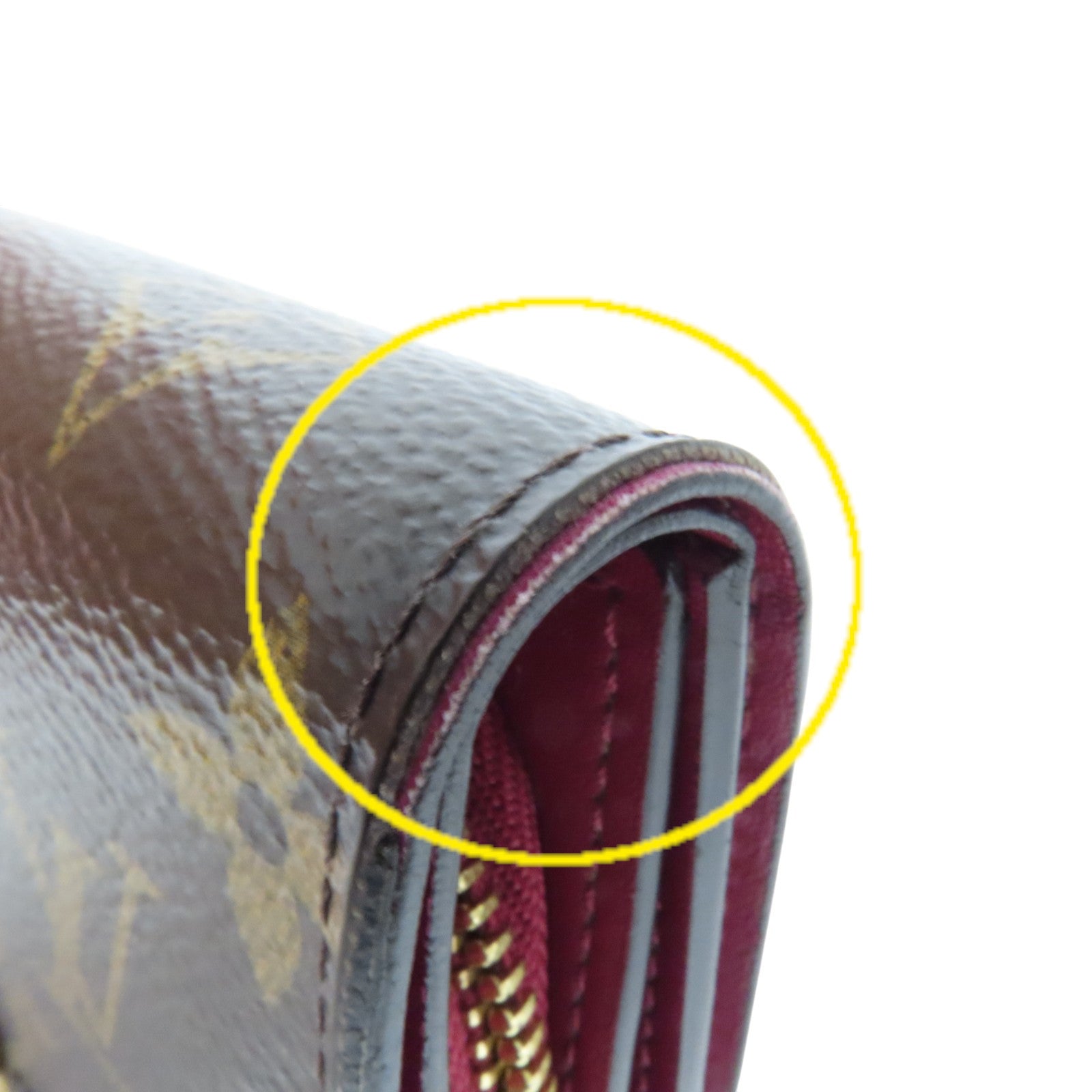 LOUIS VUITTON Monogram Portefeuille Wallet金扣短錢包