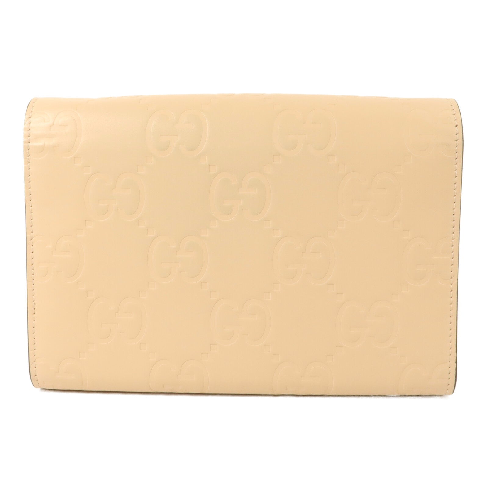 GUCCI 牛皮皮革GG Envelope Wallet on Chain Guccissima鏈帶肩背袋