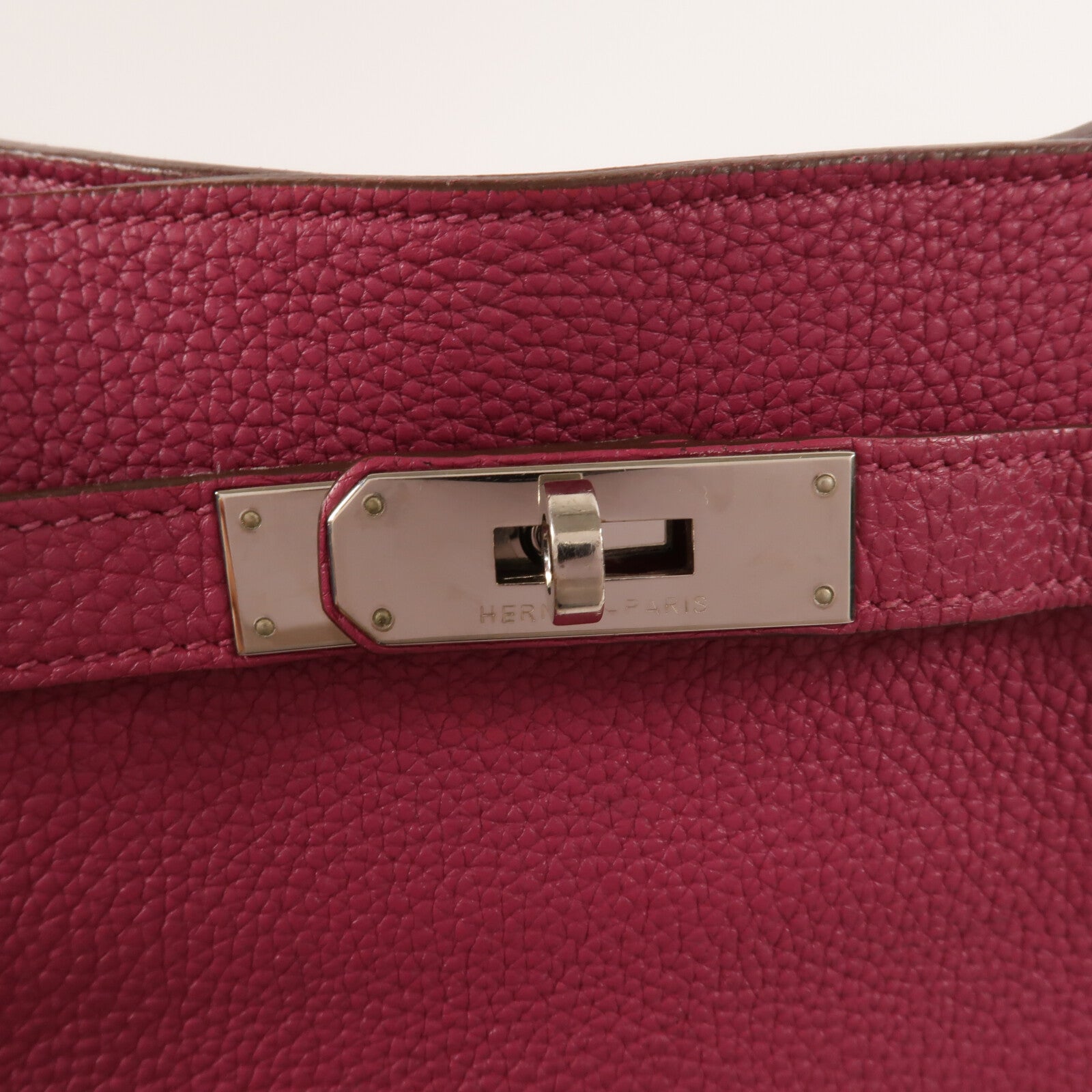 HERMES Clemence皮革So Kelly 22肩背袋Tosca