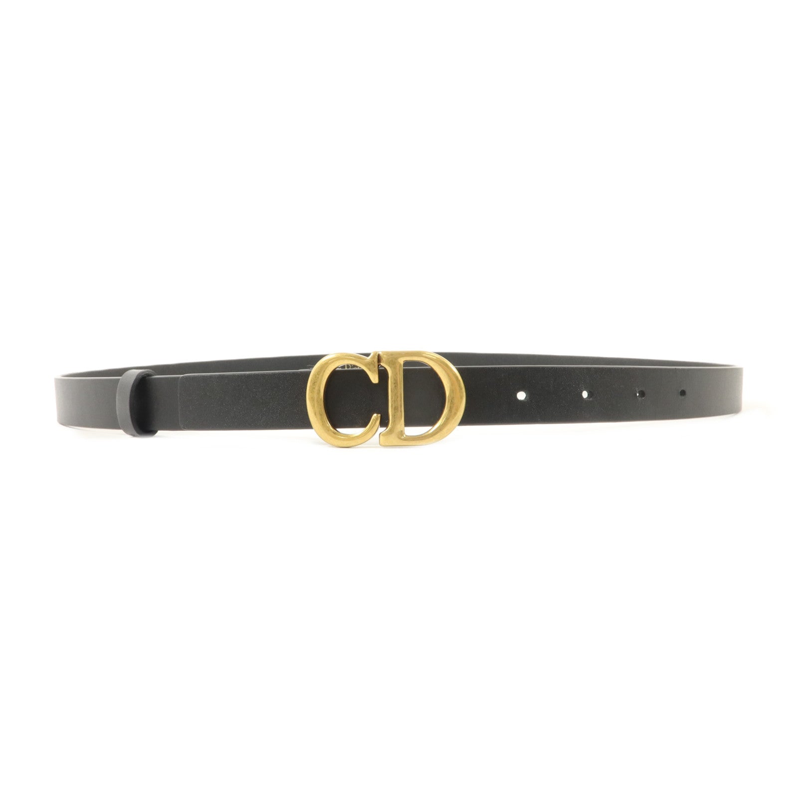 Dior 牛皮皮革Saddle Belt 85cm皮帶