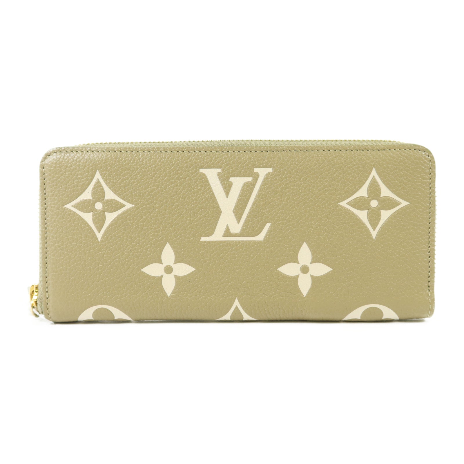 LOUIS VUITTON Monogram Empreinte Clemence Wallet金扣長錢包