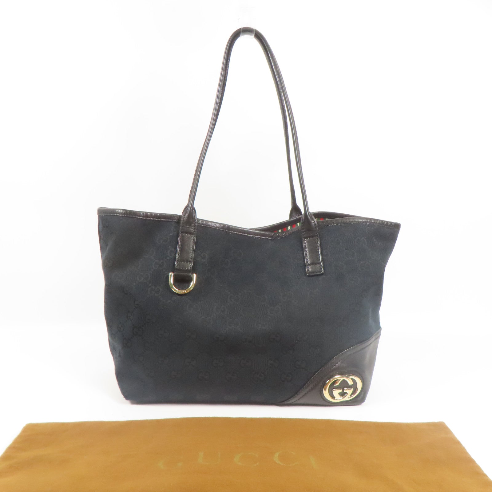 GUCCI 帆布Shoulder Bag肩背袋