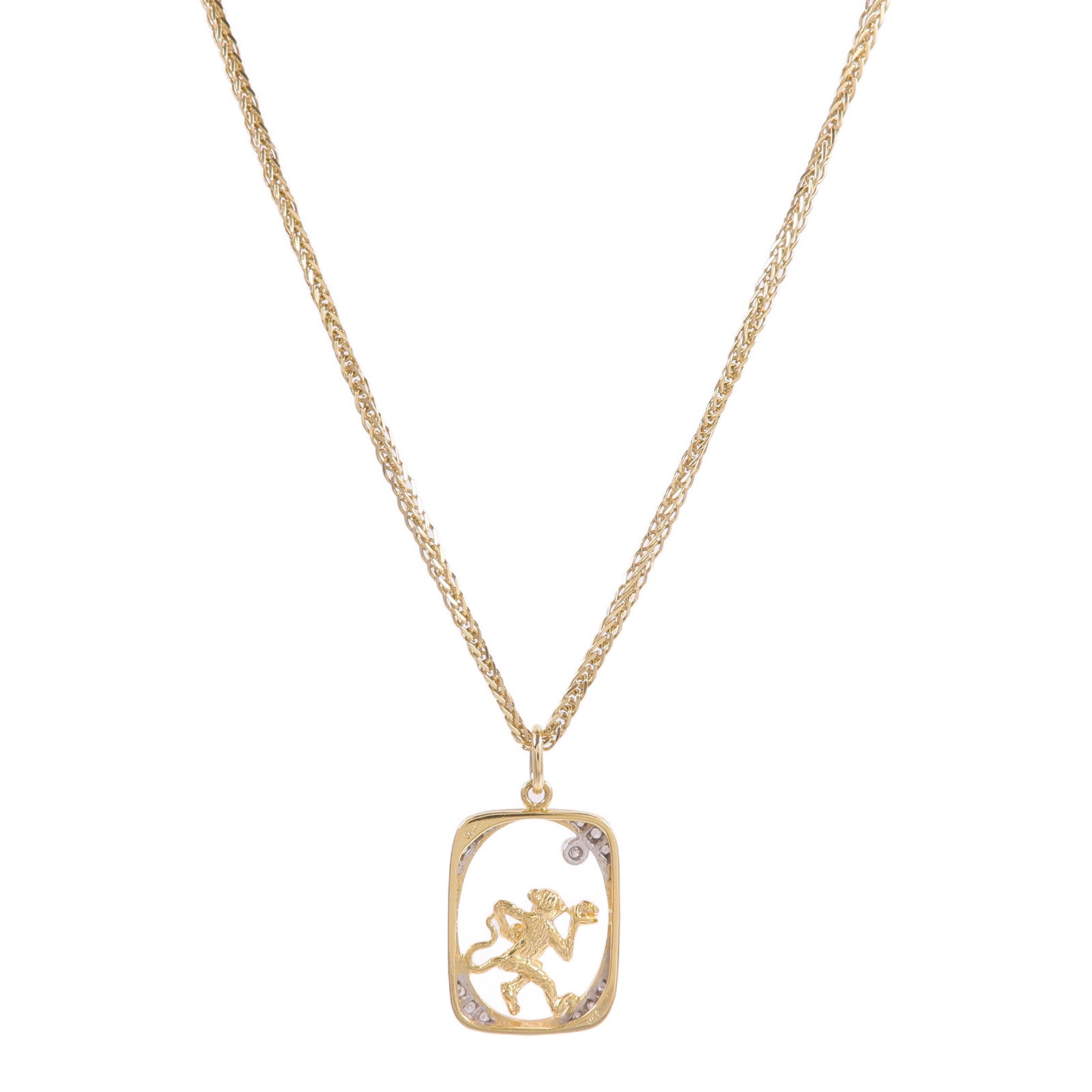 JEWELRY 18K黃金/白金Diamond Necklace鑽石項鍊