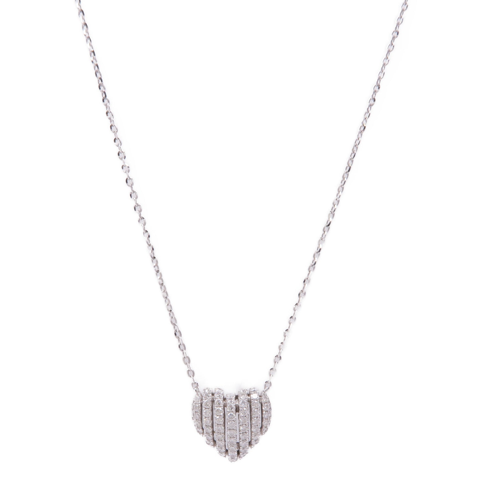 JEWELRY Diamond Necklace 18K White Gold
