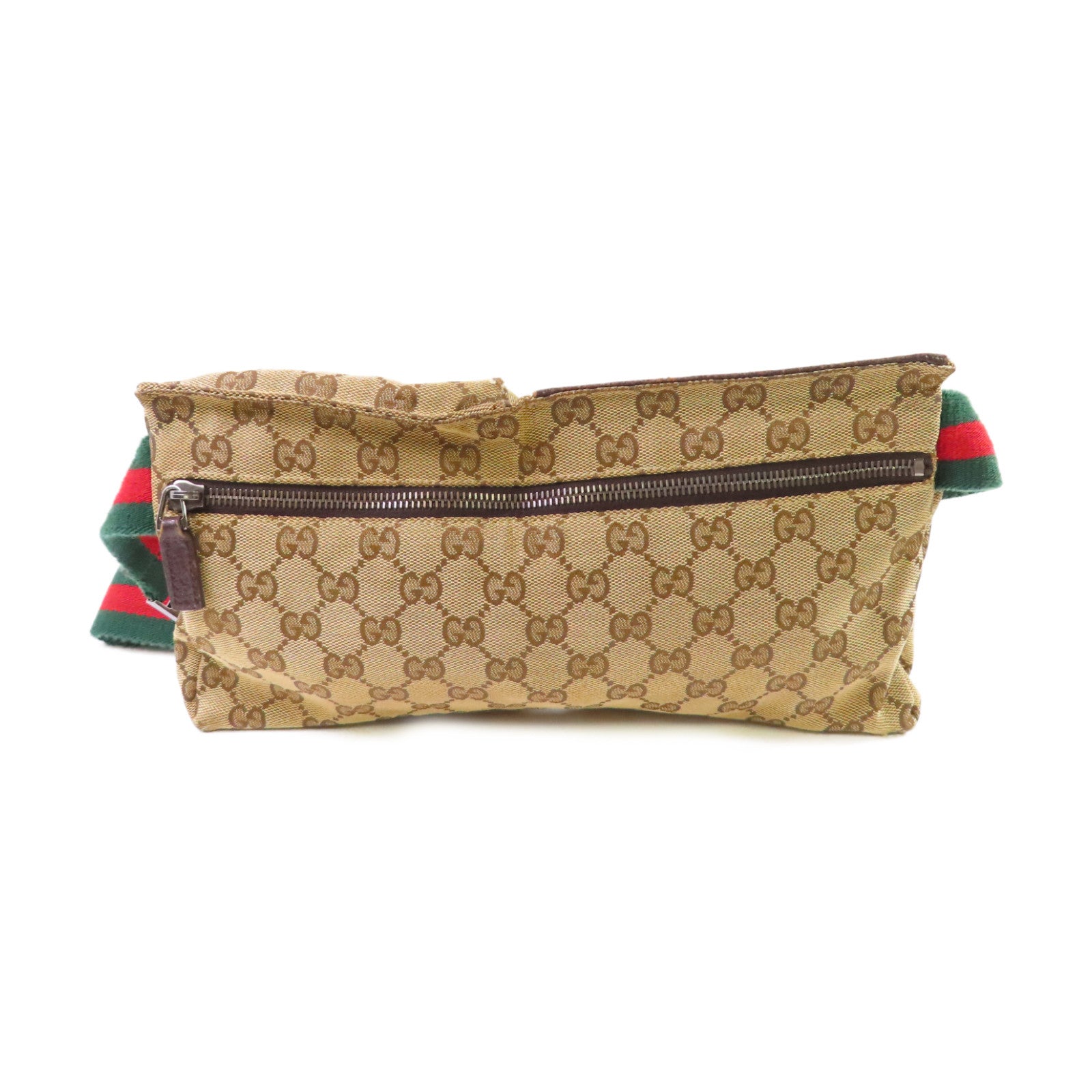 GUCCI 【激減優惠】帆布Waist Bag腰包啡色