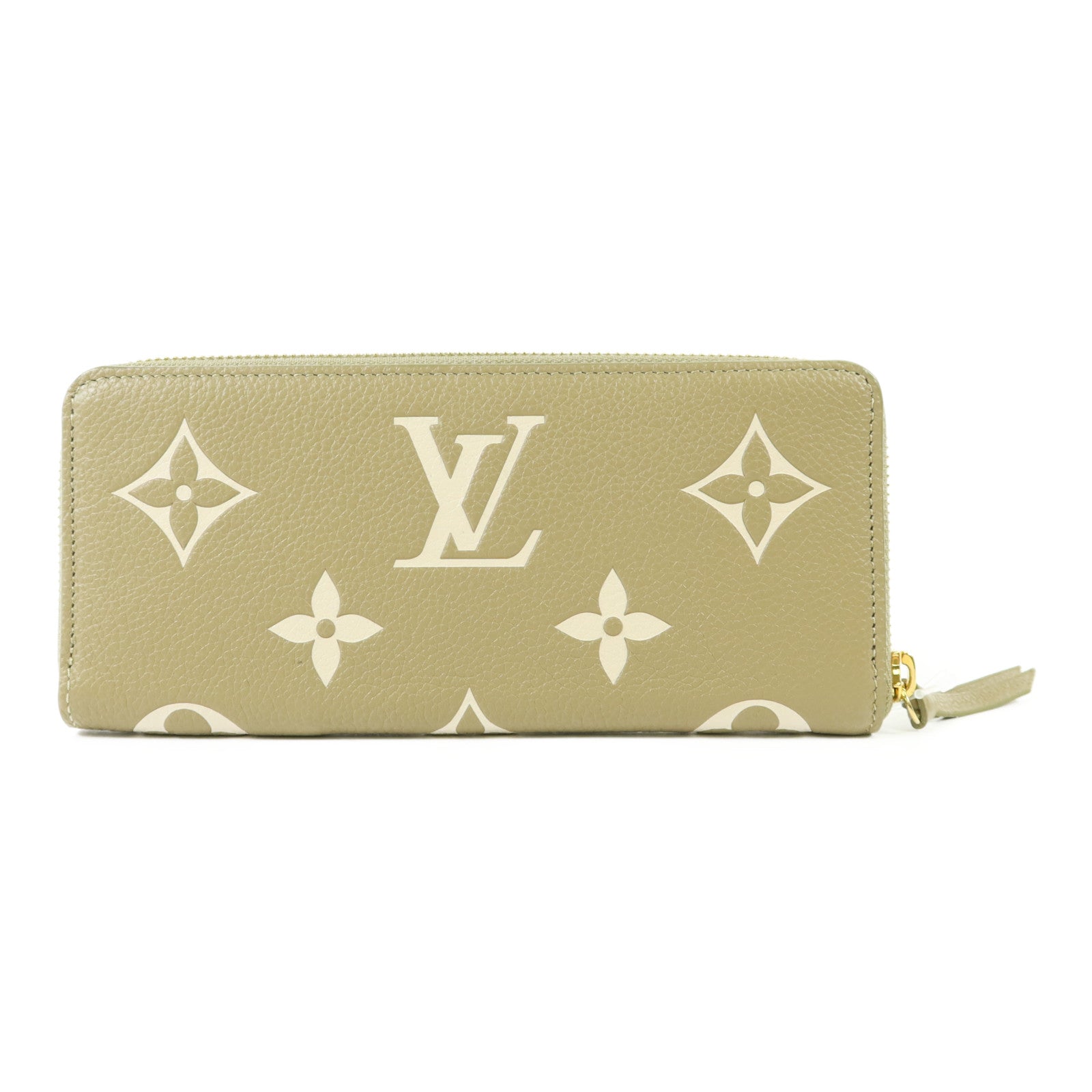 LOUIS VUITTON Monogram Empreinte Clemence Wallet金扣長錢包