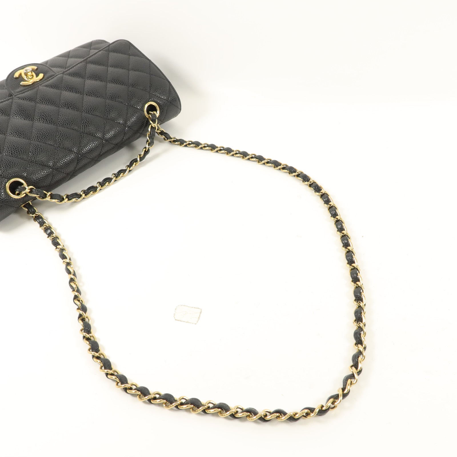 CHANEL 牛皮皮革Classis 25鏈帶肩背袋