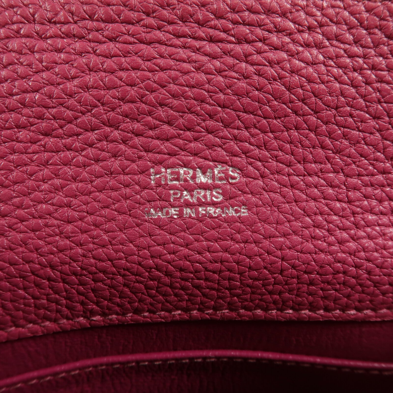 HERMES Clemence皮革So Kelly 22肩背袋Tosca