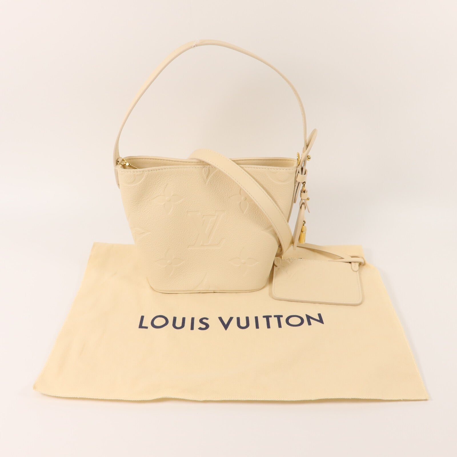 LOUIS VUITTON Monogram Empreinte All In BB手挽肩背兩用袋