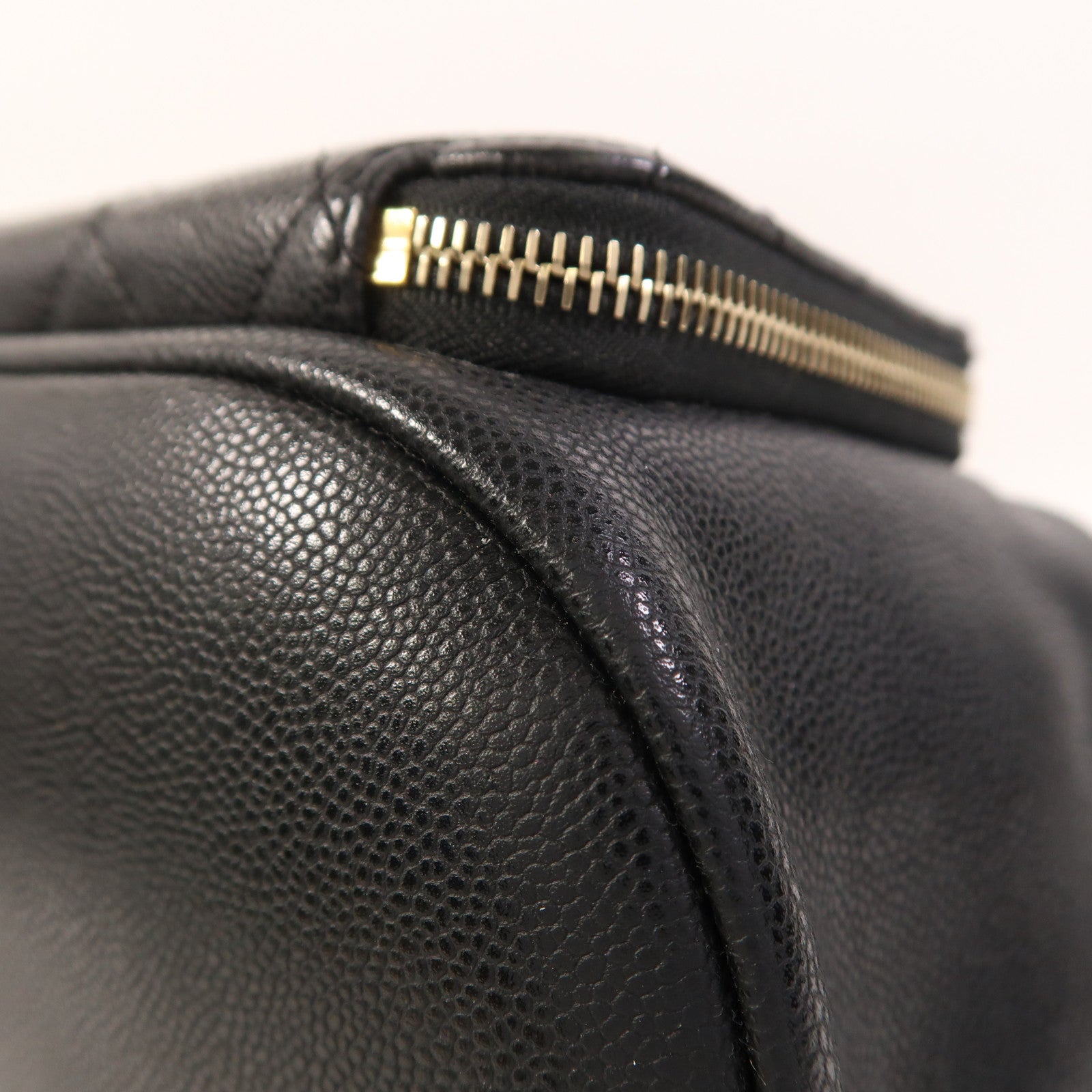 CHANEL 牛皮皮革Backpack金扣背包